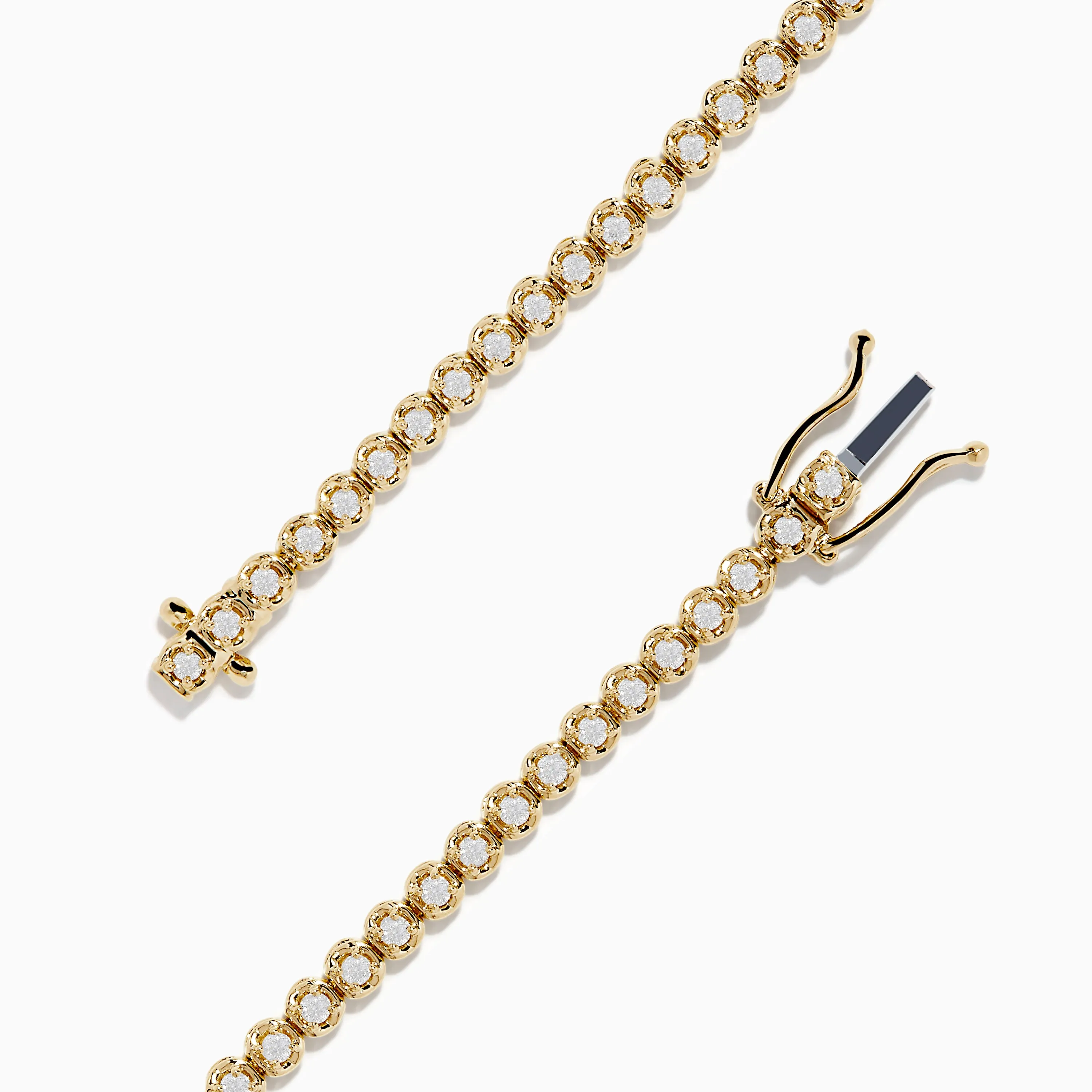 14K Yellow Gold 1.0 Ct. Diamond Tennis Bracelet sold by Effy product image thumbnail 4