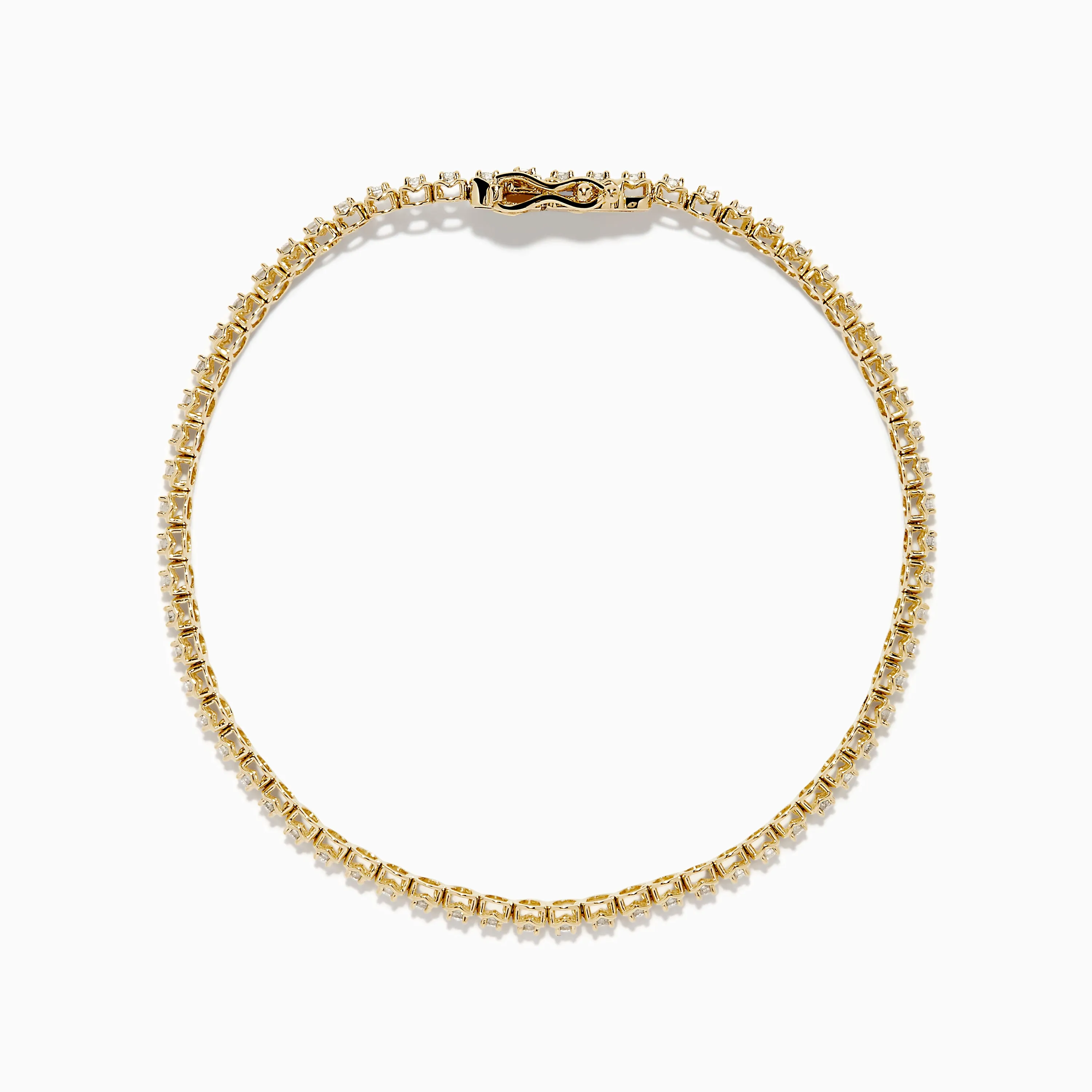 14K Yellow Gold 1.0 Ct. Diamond Tennis Bracelet sold by Effy product image thumbnail 3