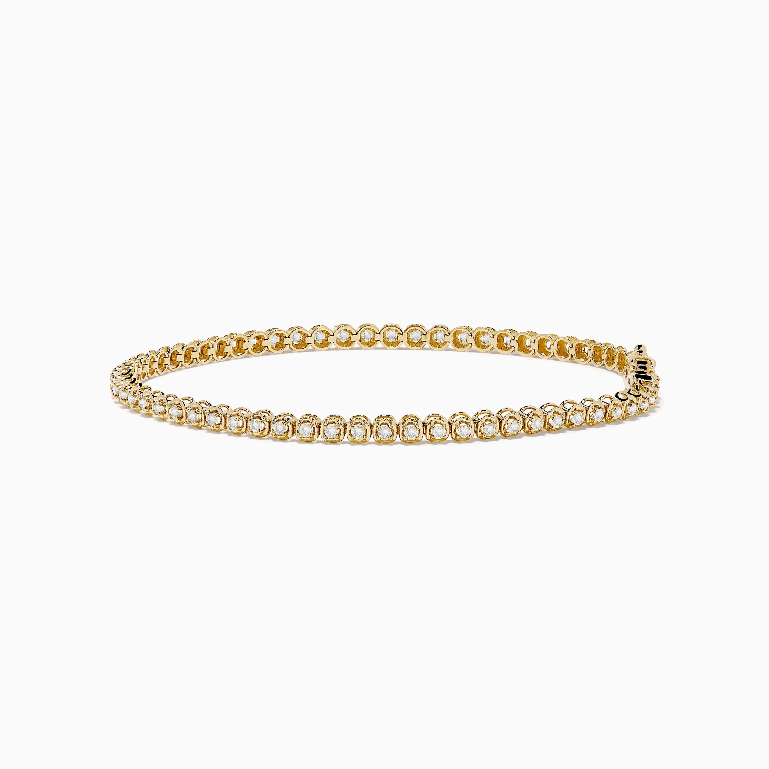 14K Yellow Gold 1.0 Ct. Diamond Tennis Bracelet sold by Effy