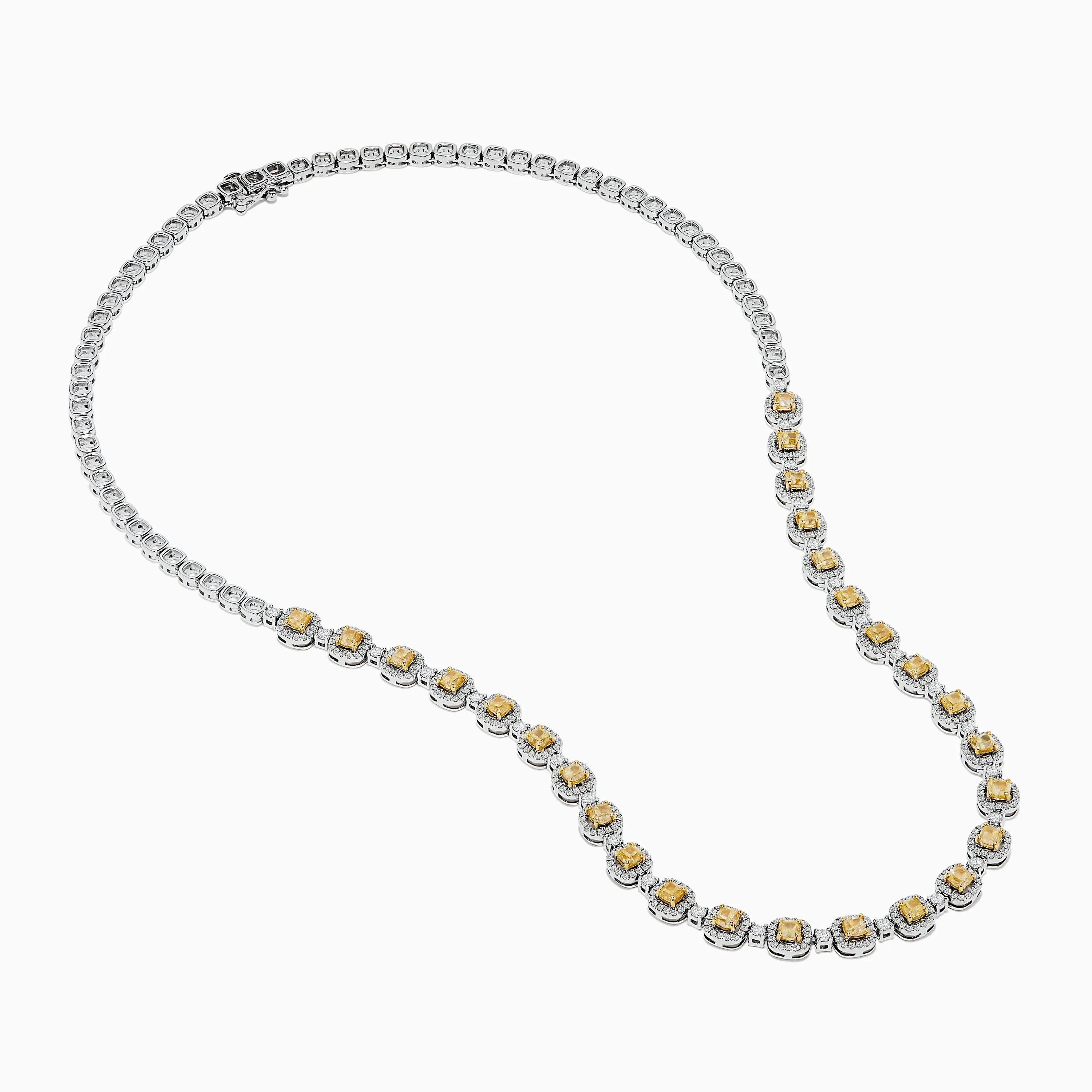 Canare 18K Two Tone Gold White and Yellow Diamond Necklace sold by Effy product image thumbnail 2