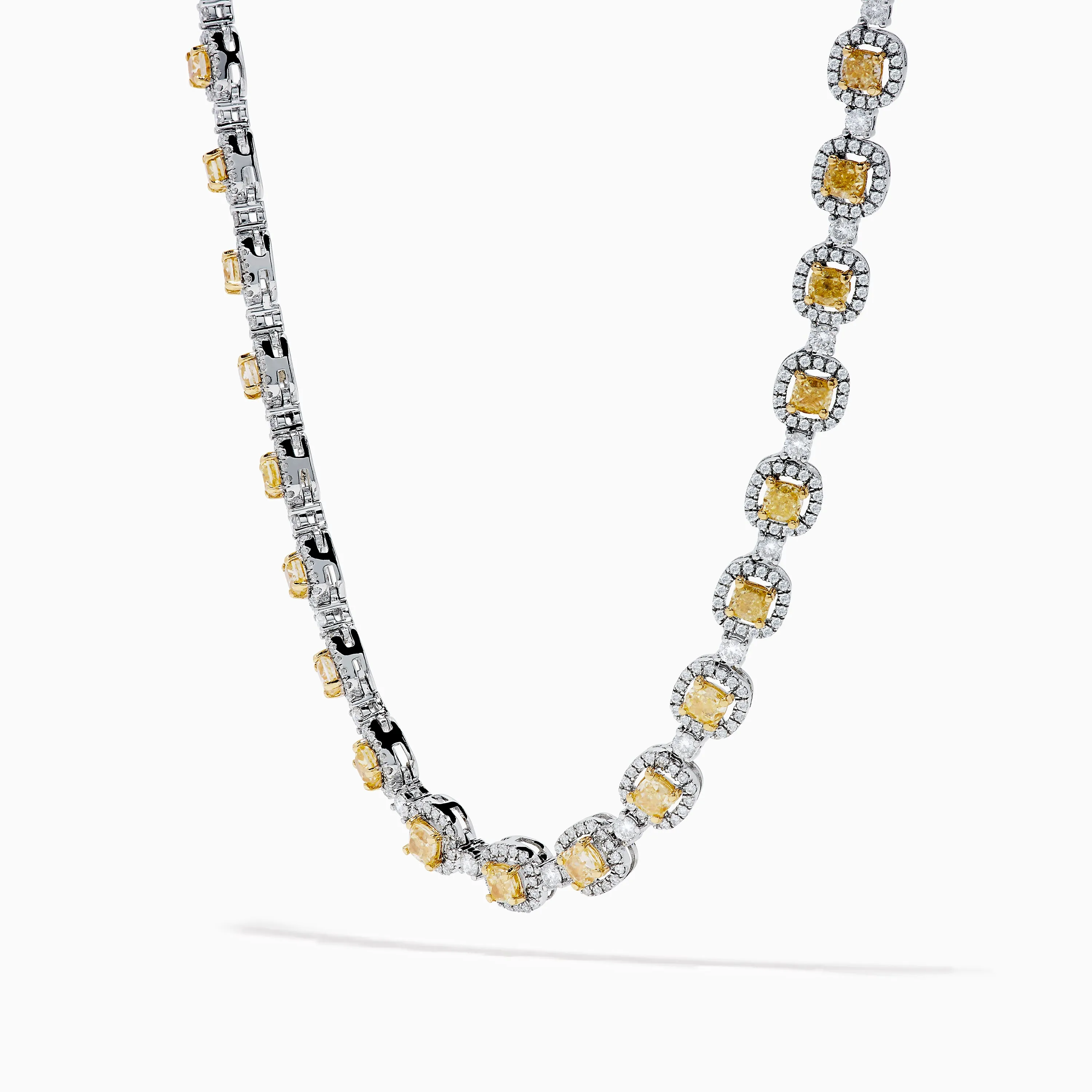 Canare 18K Two Tone Gold White and Yellow Diamond Necklace sold by Effy product image thumbnail 4