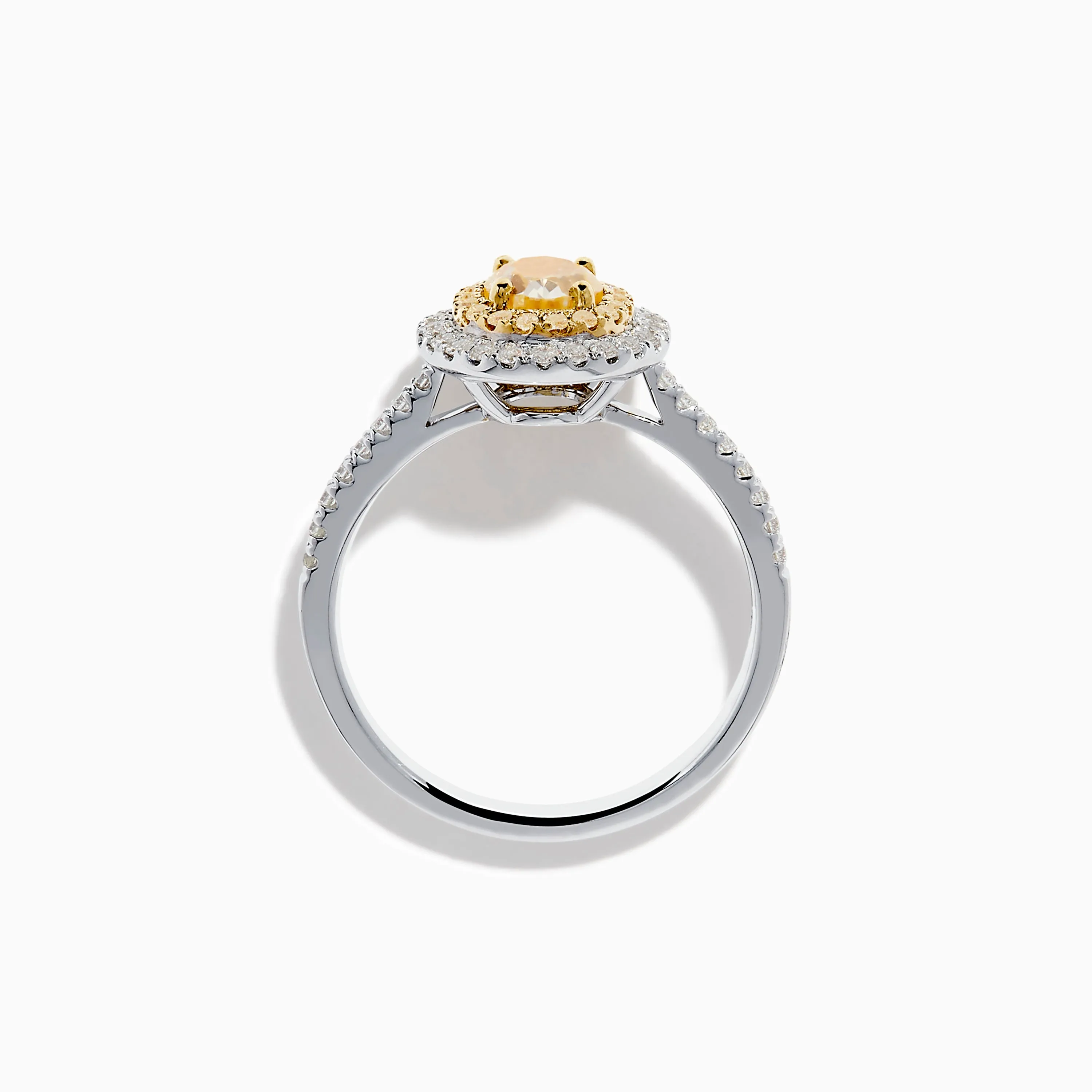 Canare 18K Two Tone Gold White & Yellow Diamond Ring sold by Effy product image thumbnail 3