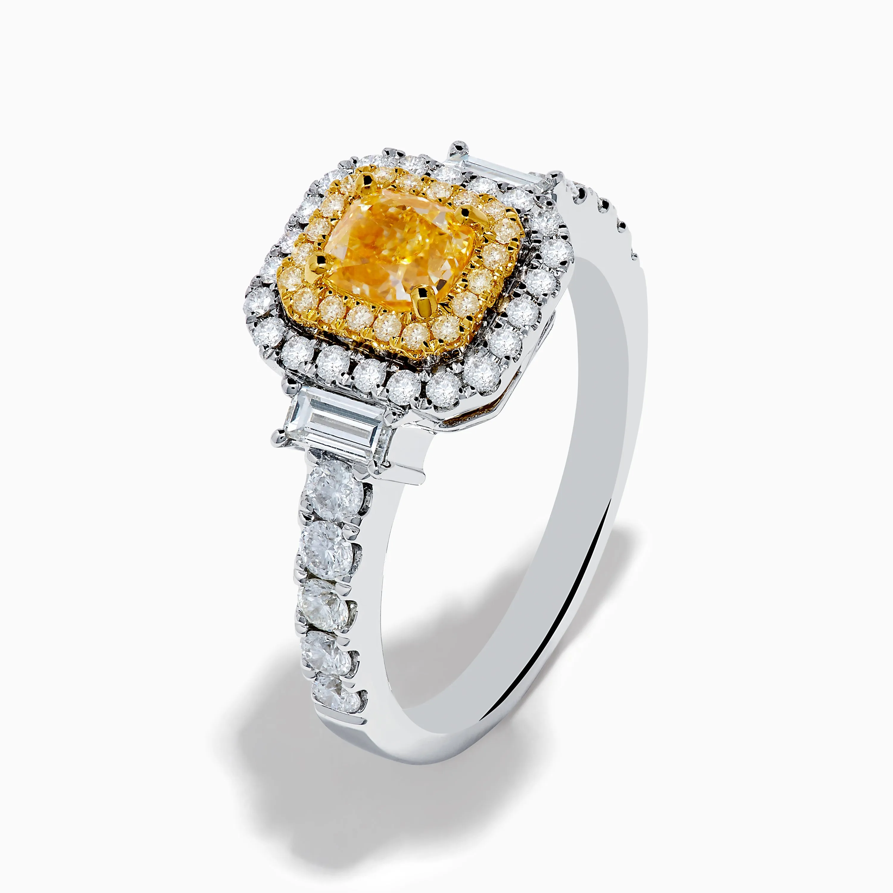 Canare 18K Two Tone Gold White & Yellow Diamond Ring sold by Effy product image thumbnail 4