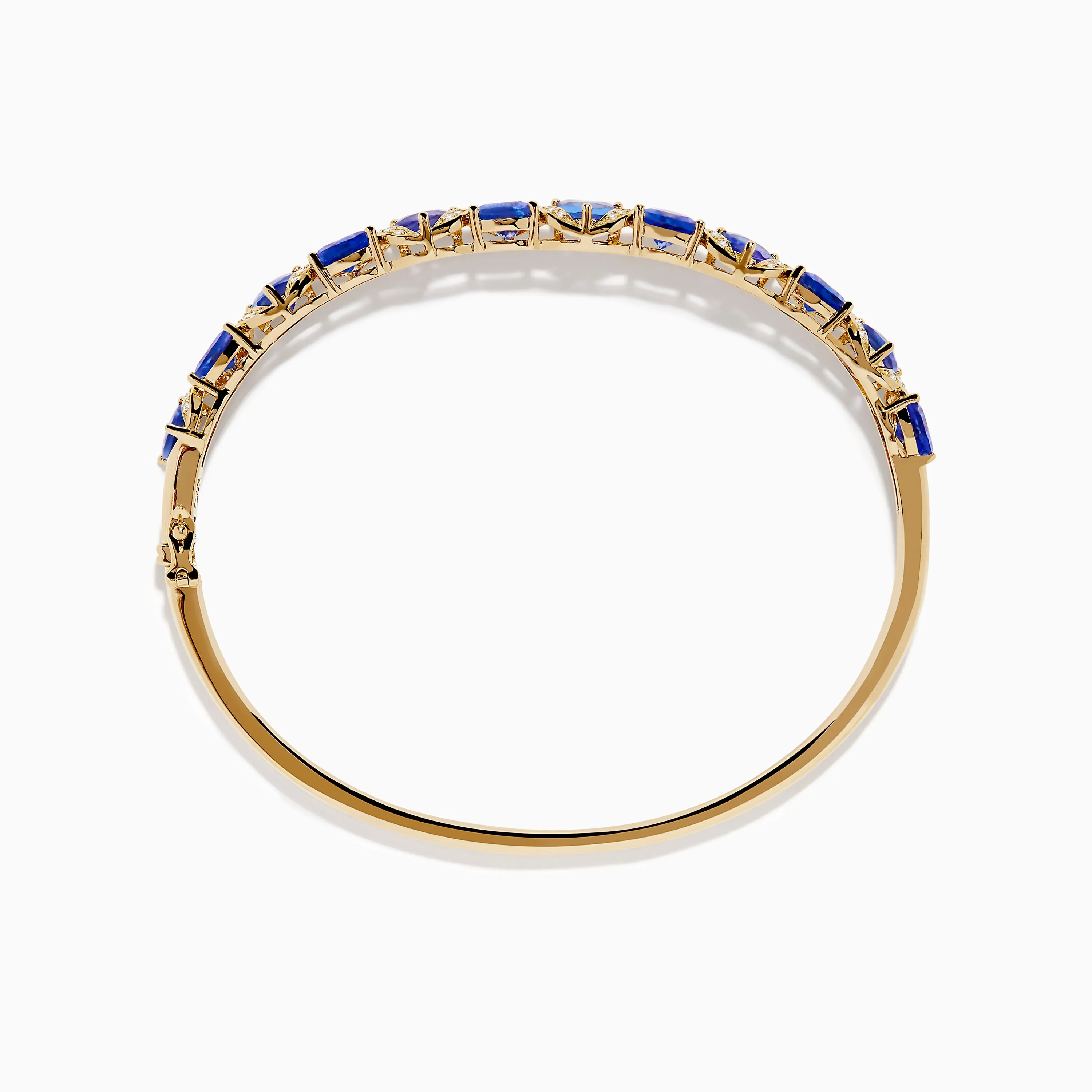 Nahla 14K Yellow Gold Tanzanite and Diamond Bangle sold by Effy product image thumbnail 3