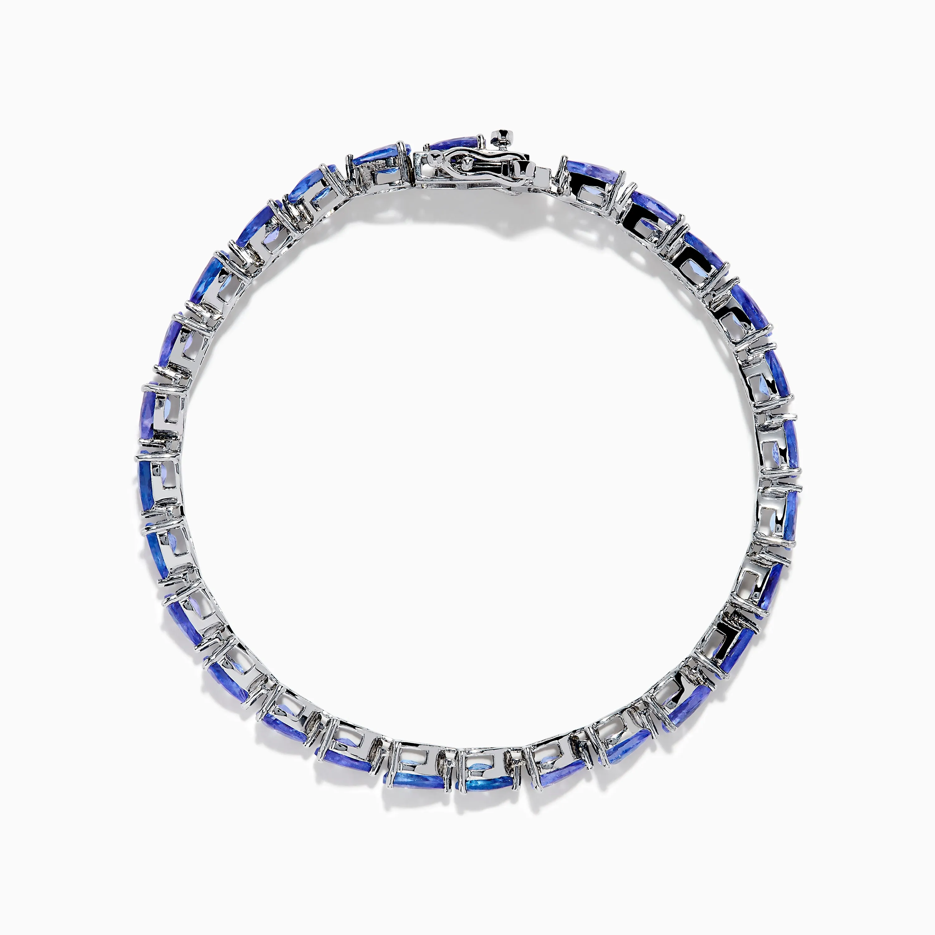Nahla 925 Sterling Silver Pear Tanzanite Tennis Bracelet sold by Effy product image thumbnail 3