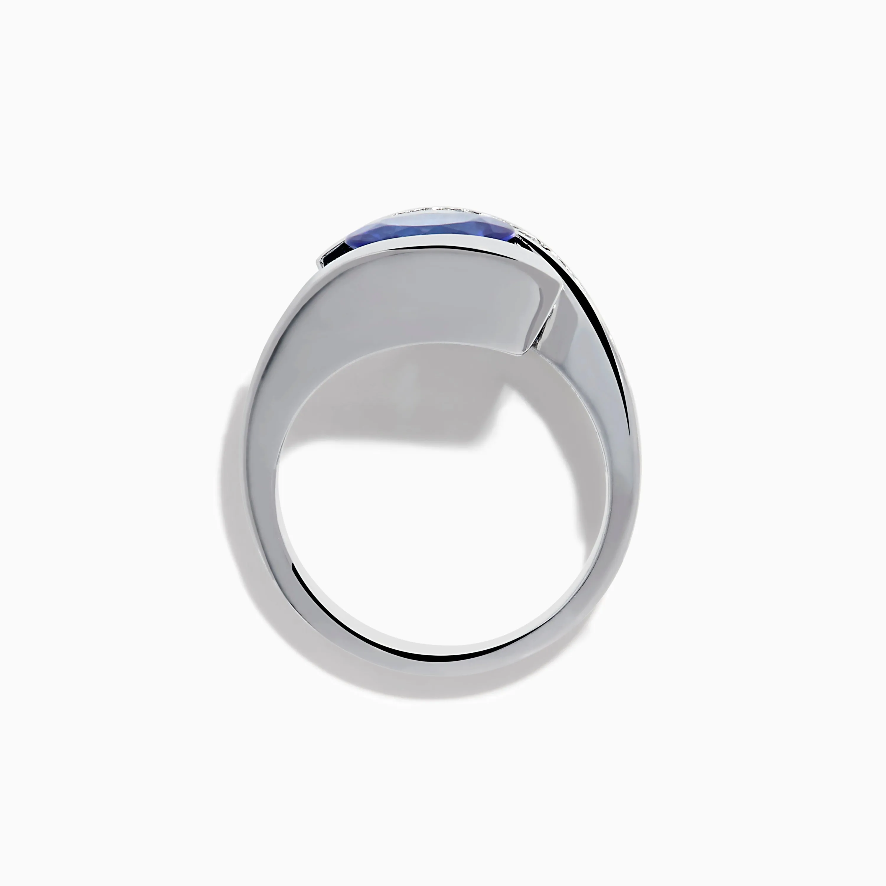 Nahla 14K White Gold Floating Tanzanite and Diamond Ring sold by Effy product image thumbnail 3