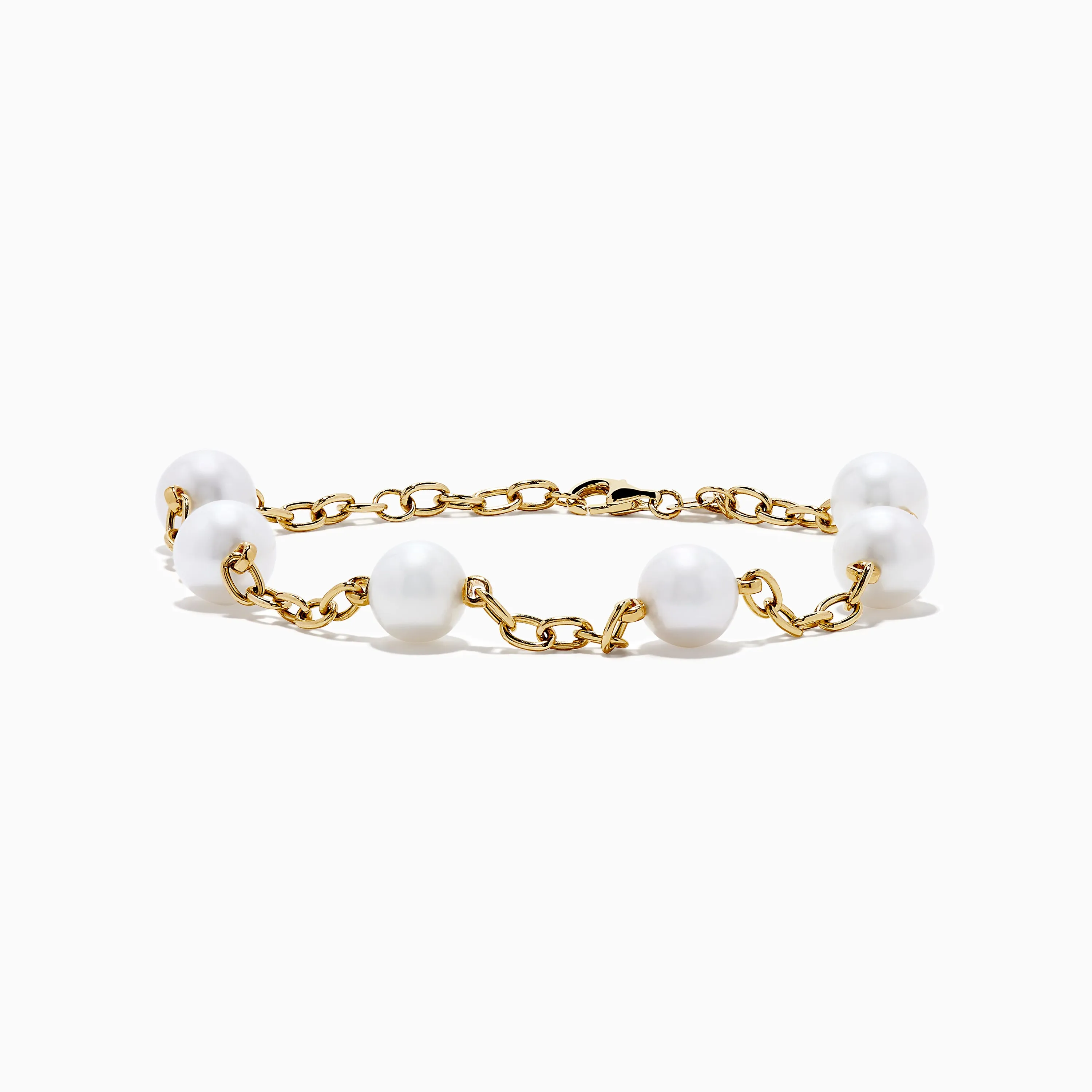 14K Fresh Water Pearl Station Bracelet sold by Effy
