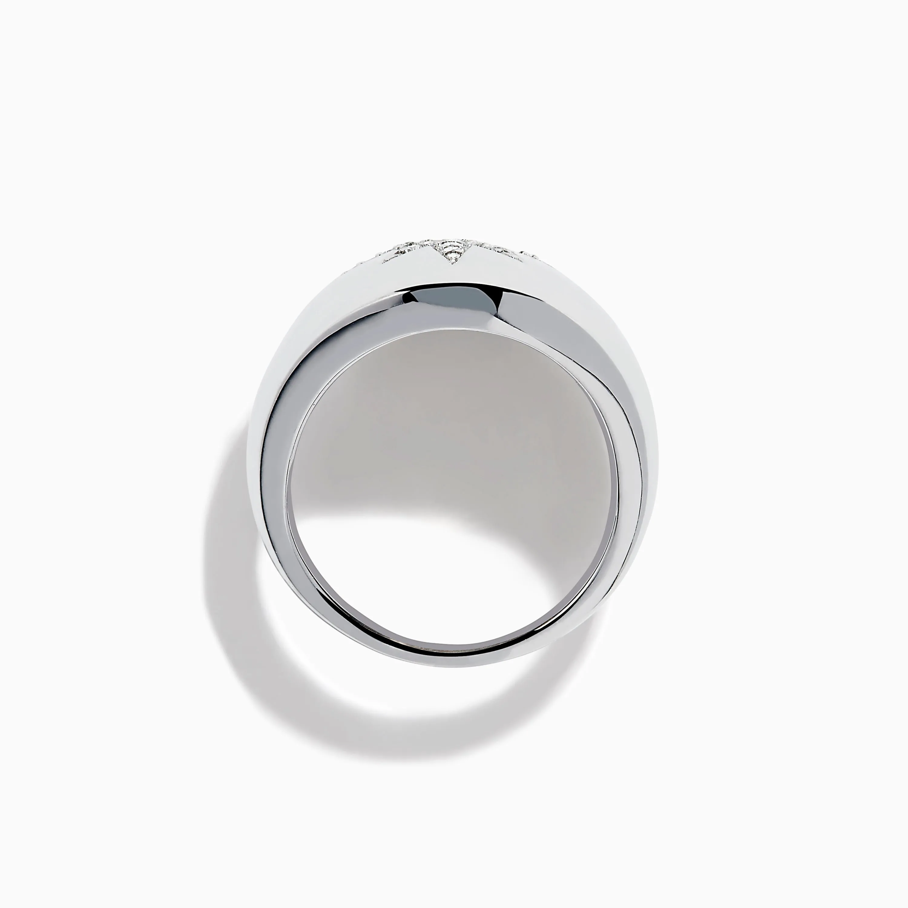 925 Sterling Silver Diamond Star Signet Ring sold by Effy product image thumbnail 3