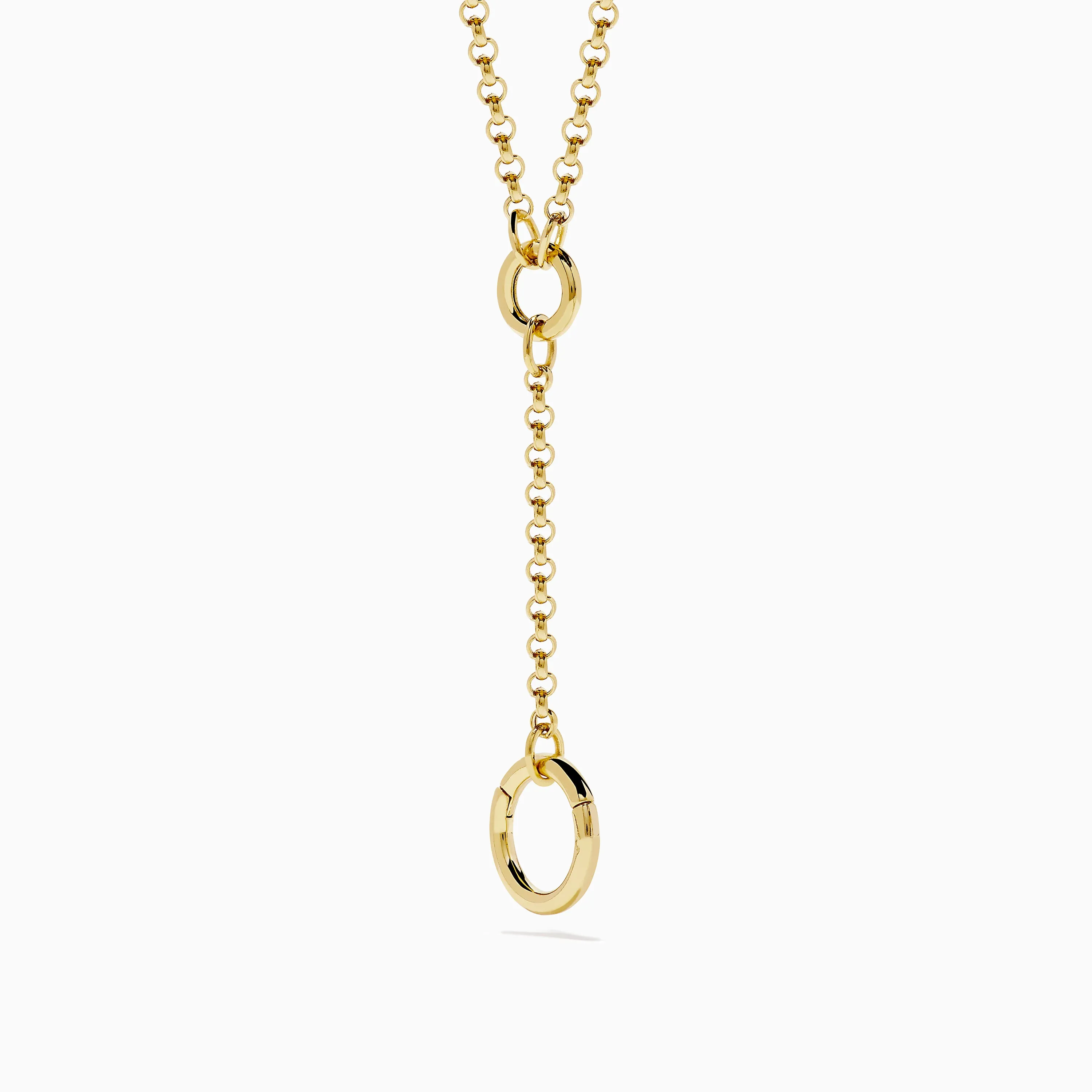 14K Yellow Gold Lariat Charm Holder Necklace sold by Effy product image thumbnail 4