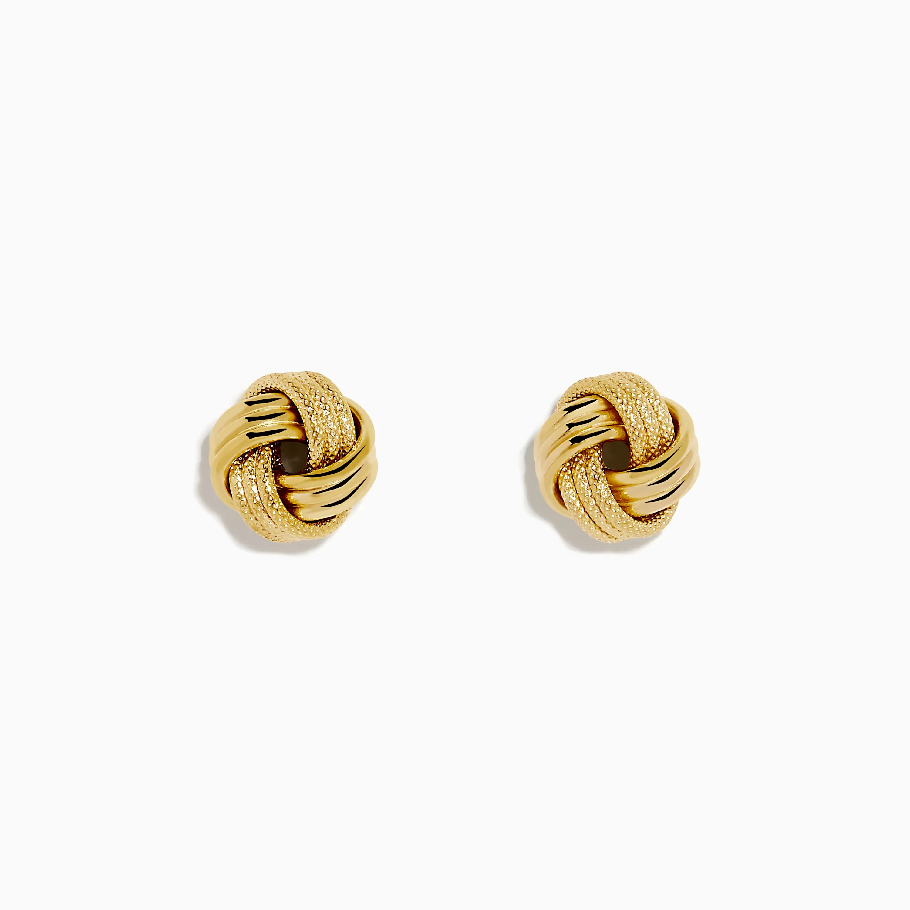 14K Yellow Gold Knot Earrings sold by Effy