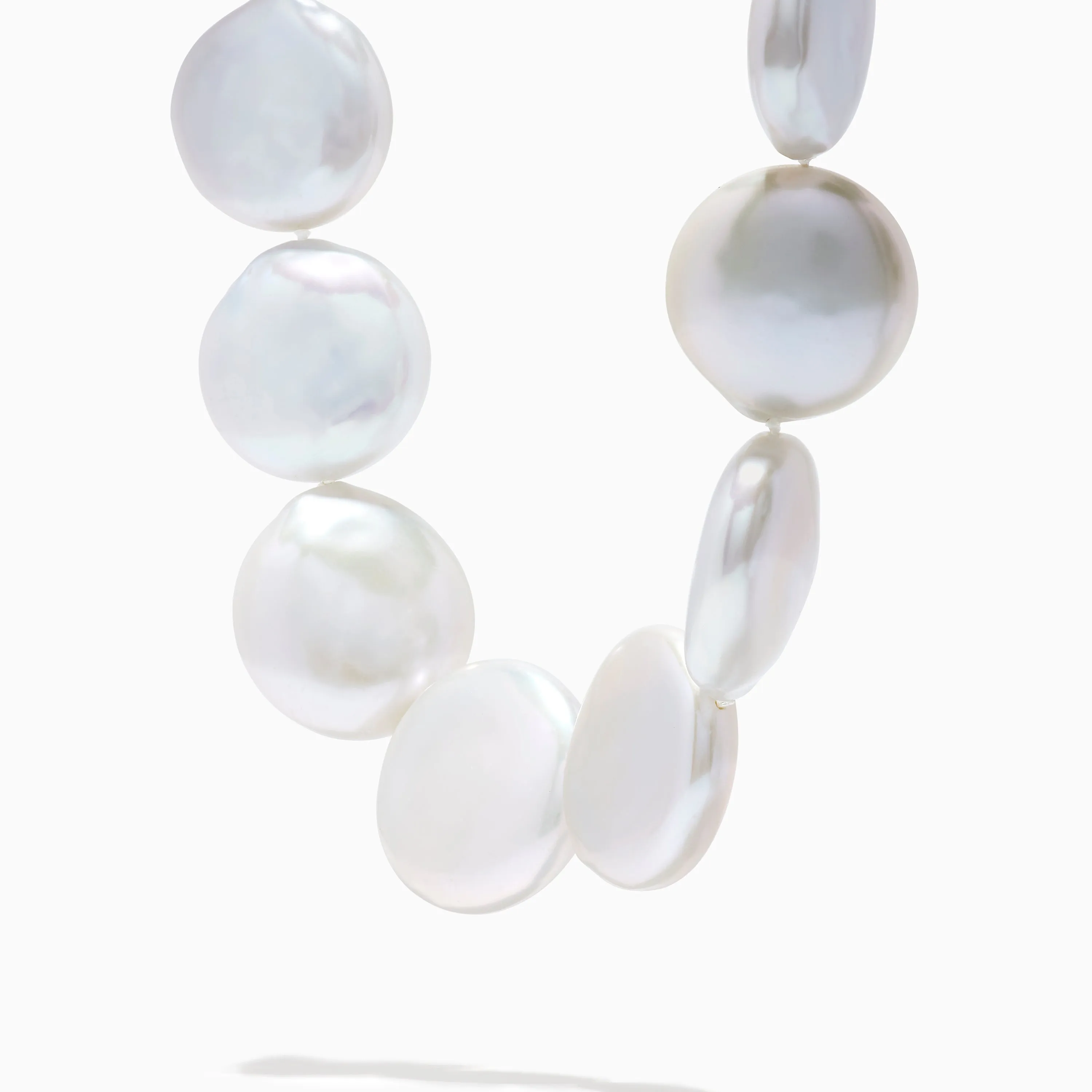 14K Yellow Gold Freshwater Coin Shape Pearl Necklace sold by Effy product image thumbnail 4