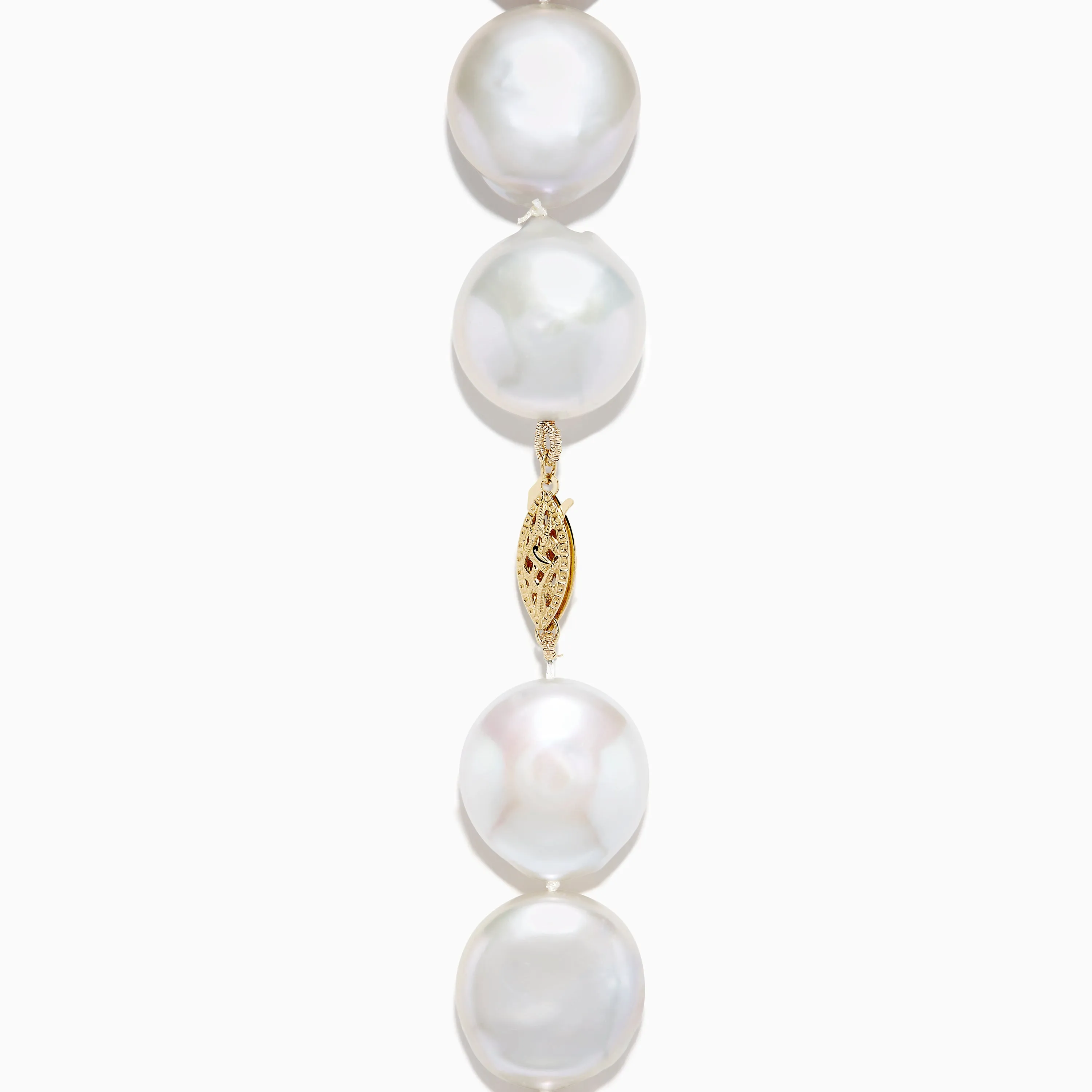 14K Yellow Gold Freshwater Coin Shape Pearl Necklace sold by Effy product image thumbnail 5