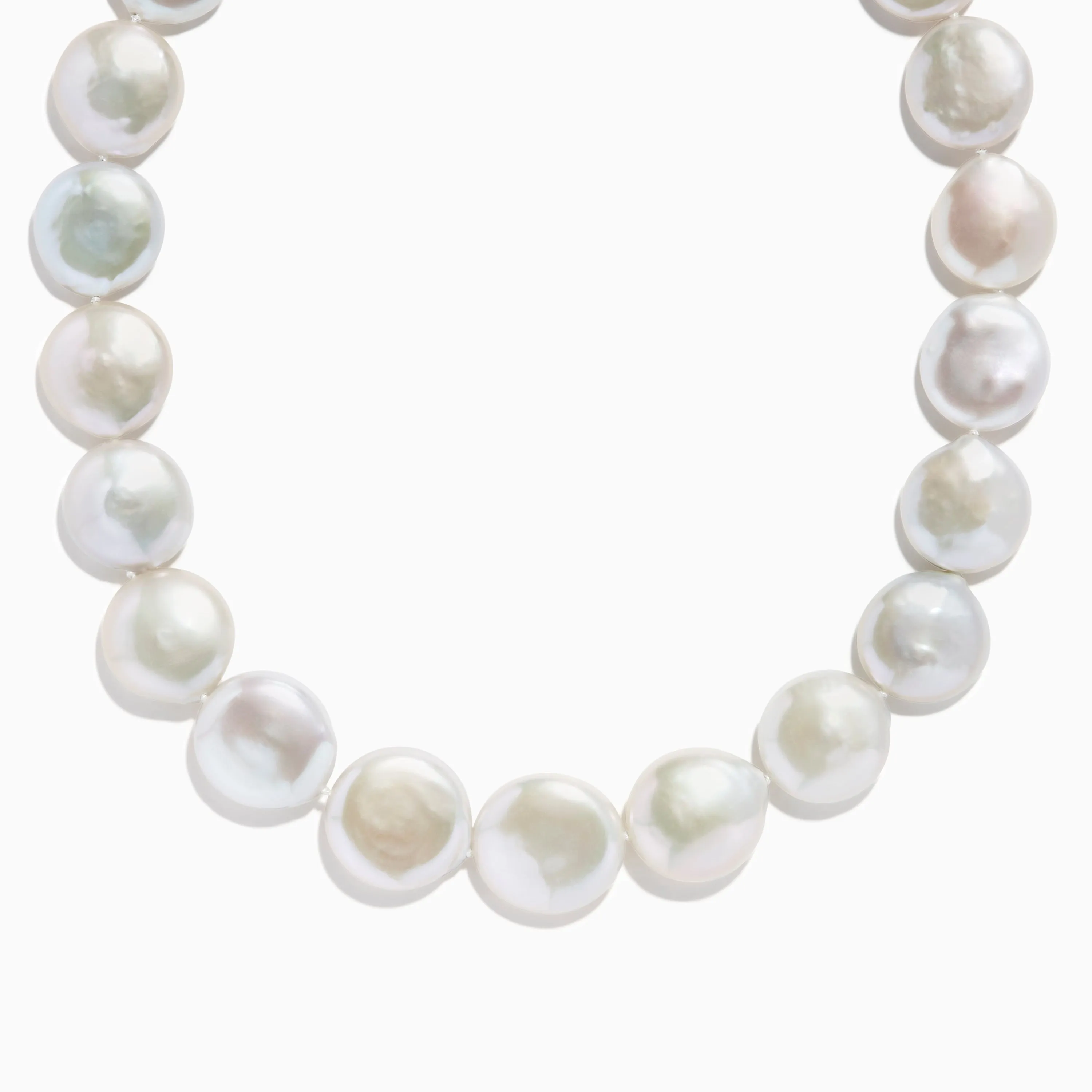 14K Yellow Gold Freshwater Coin Shape Pearl Necklace sold by Effy