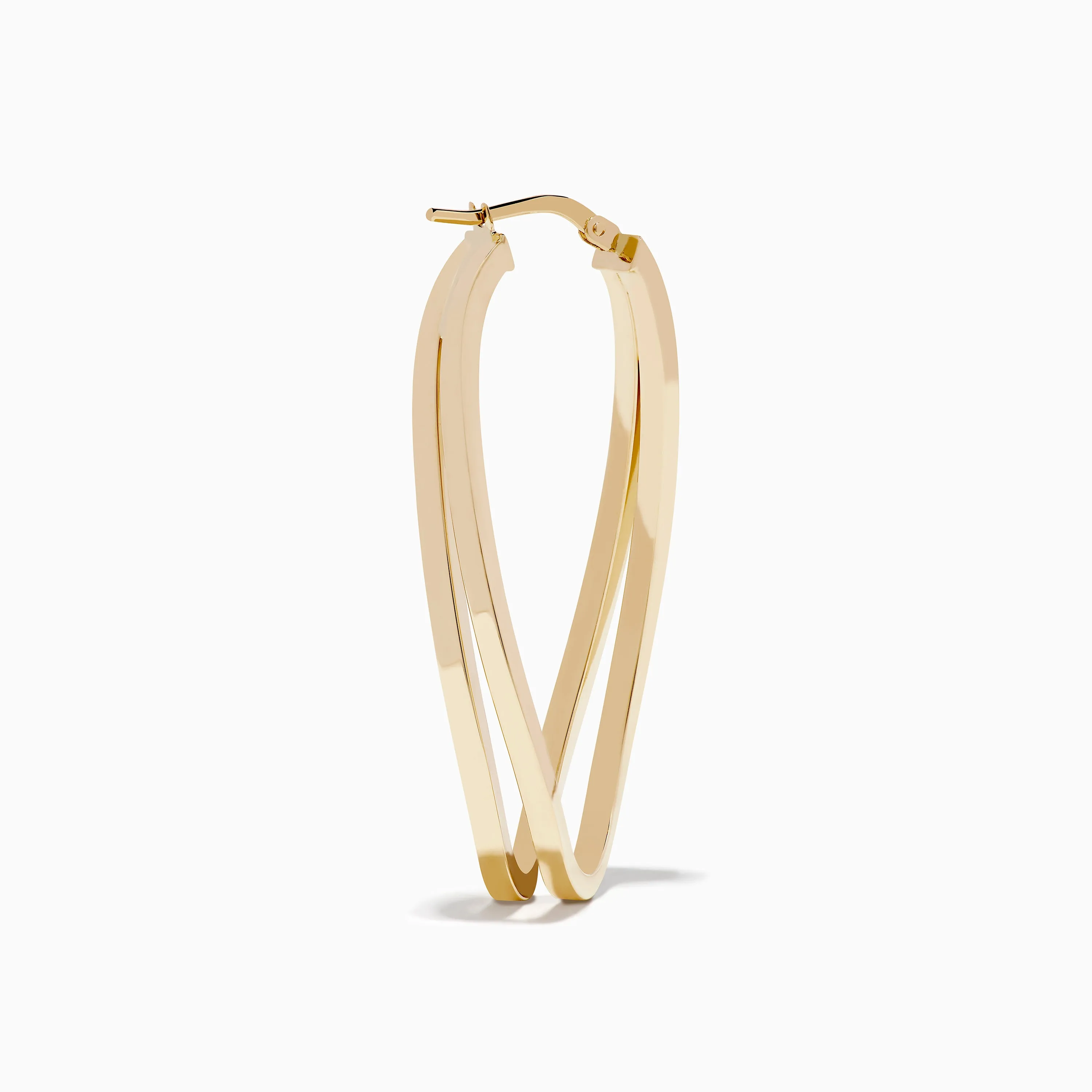 14K Yellow Gold Double Bar Hoops sold by Effy product image thumbnail 4