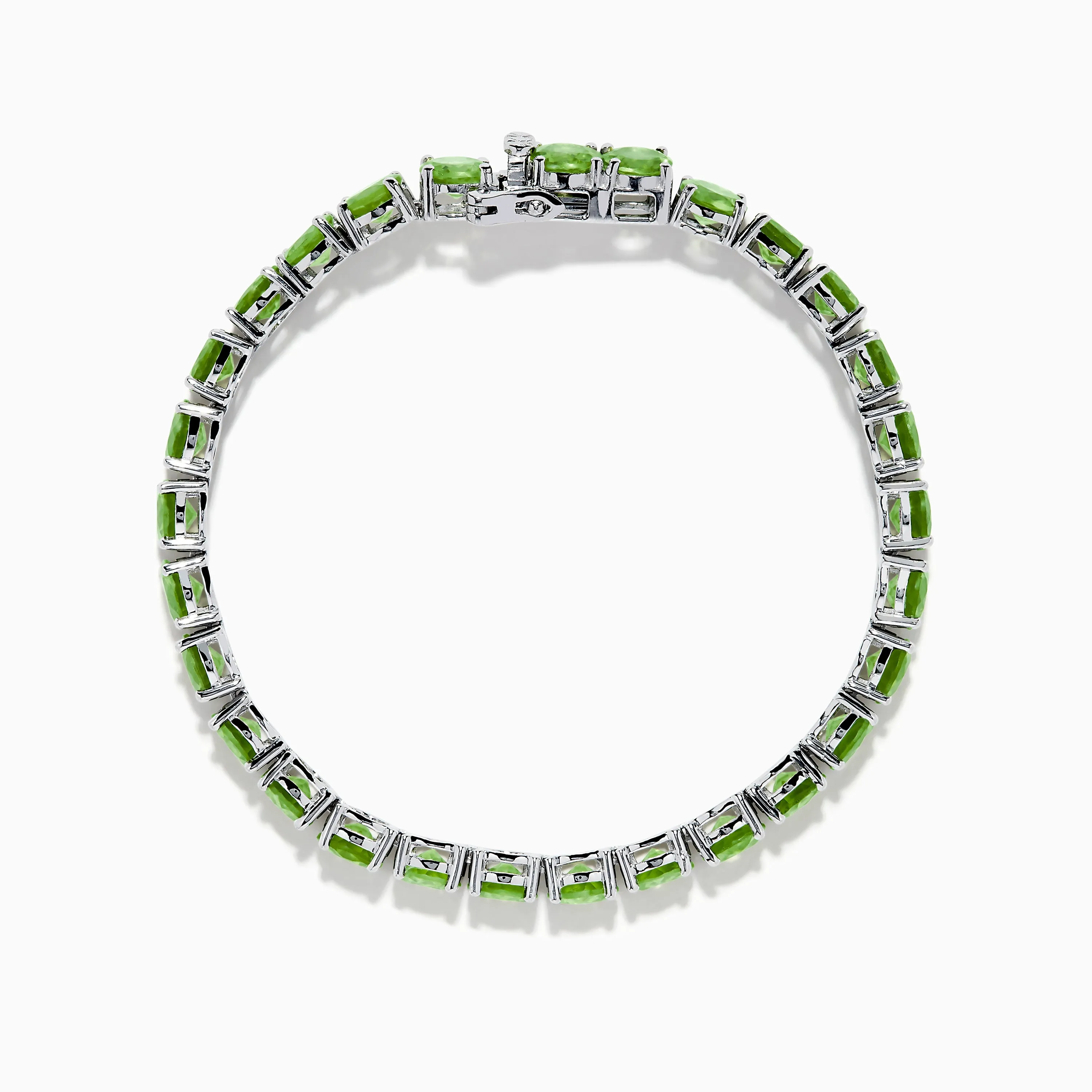 925 Sterling Silver Peridot Bracelet sold by Effy product image thumbnail 3