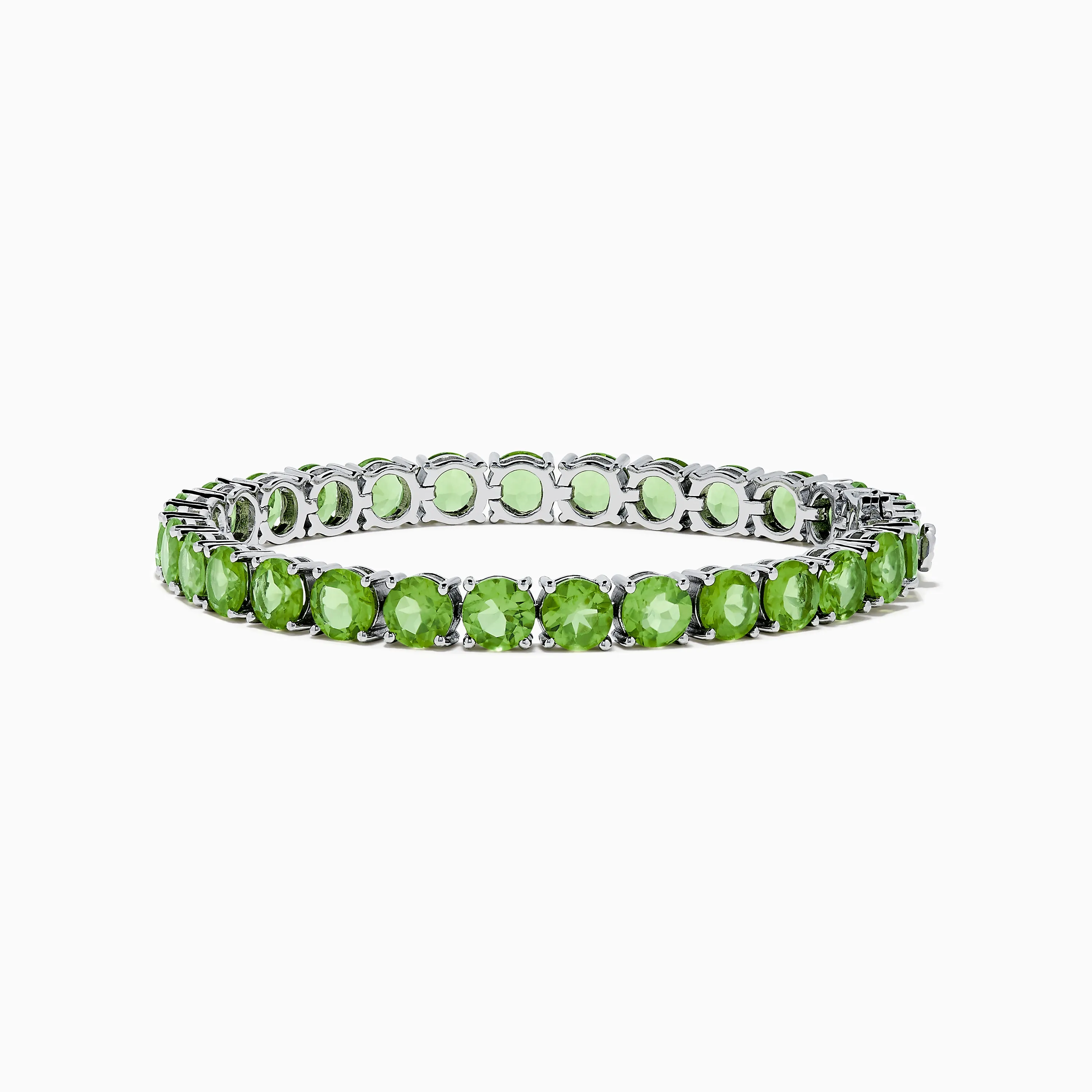 925 Sterling Silver Peridot Bracelet sold by Effy