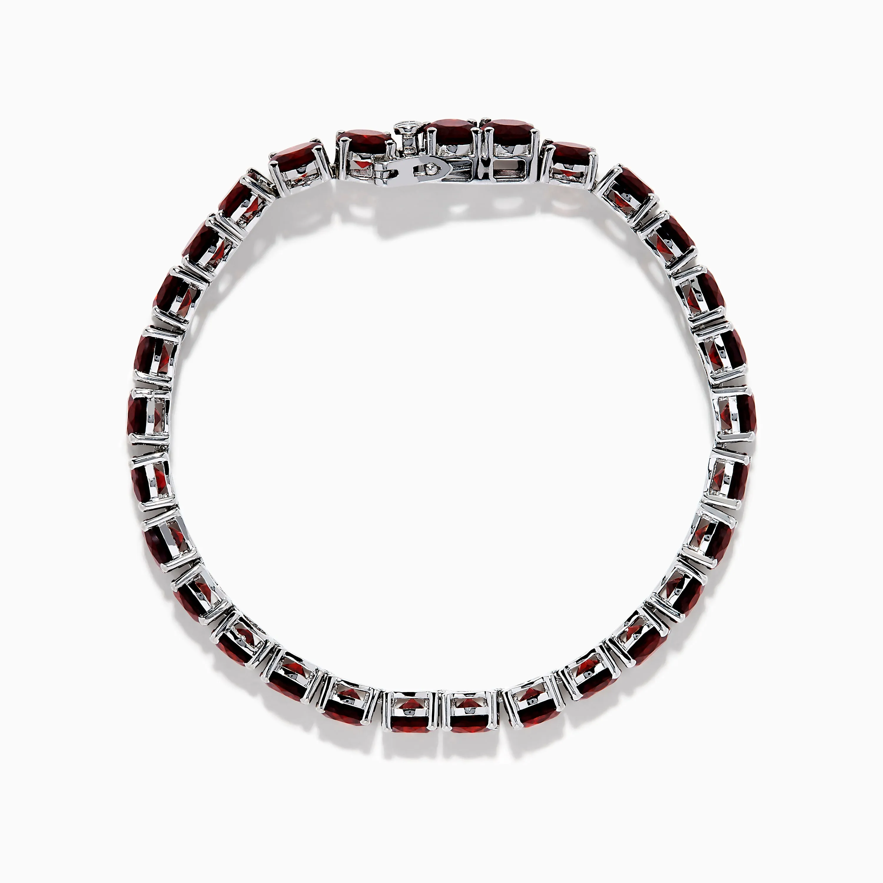 925 Sterling Silver Garnet Bracelet sold by Effy product image thumbnail 3