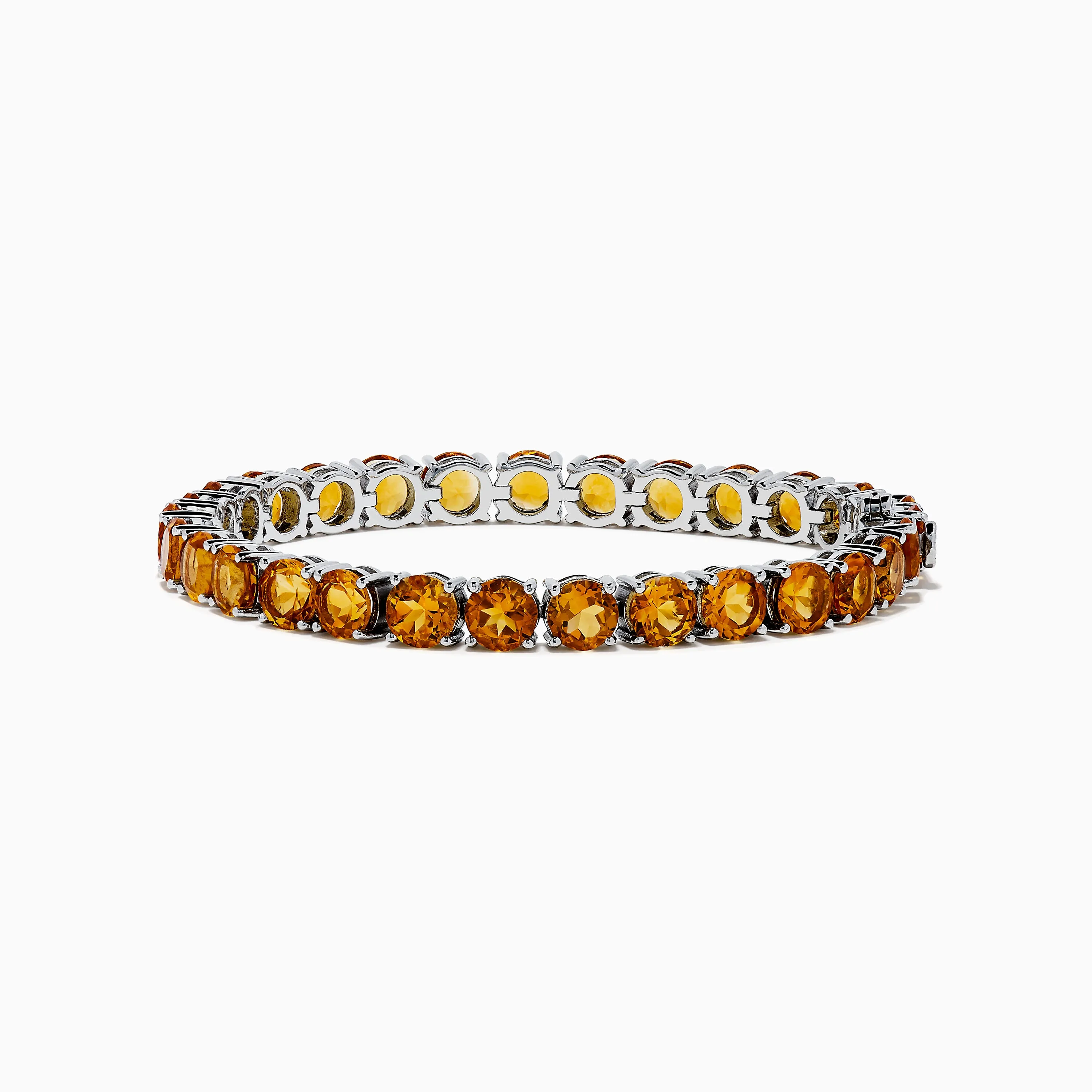 925 Sterling Silver Citrine Bracelet sold by Effy