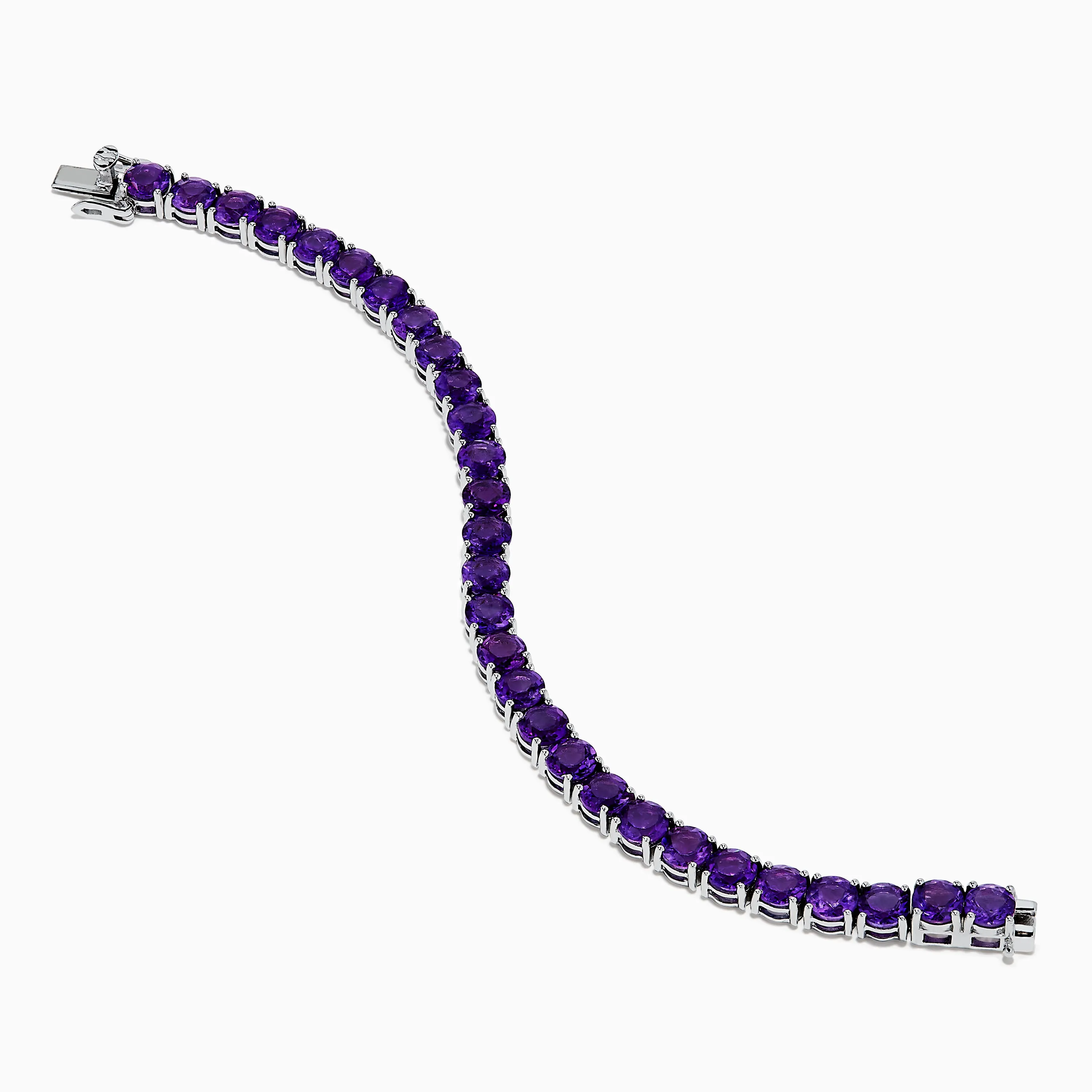 925 Sterling Silver Purple Amethyst Bracelet sold by Effy product image thumbnail 2