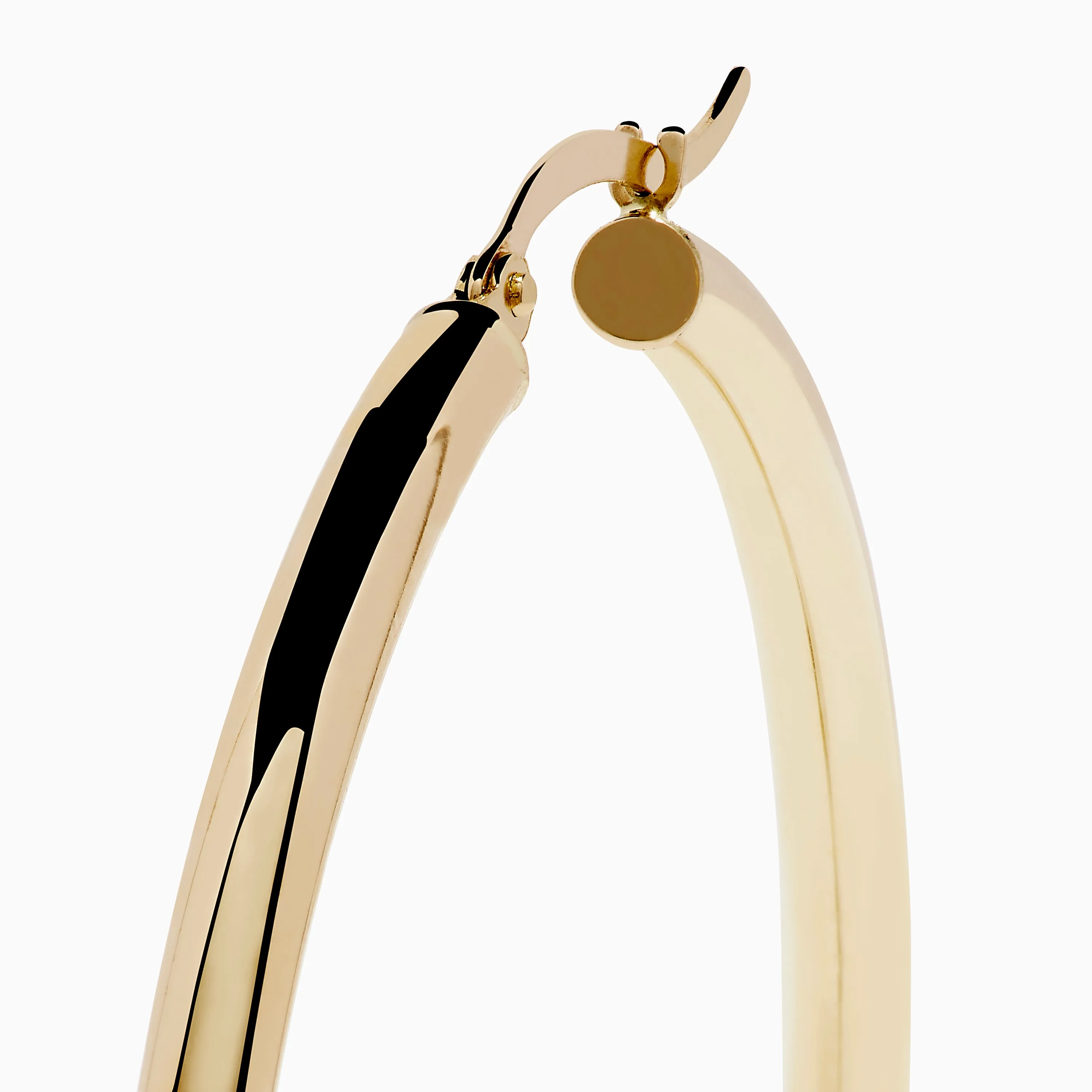 14K Yellow Gold Large Tube Hoop Earrings sold by Effy product image thumbnail 2