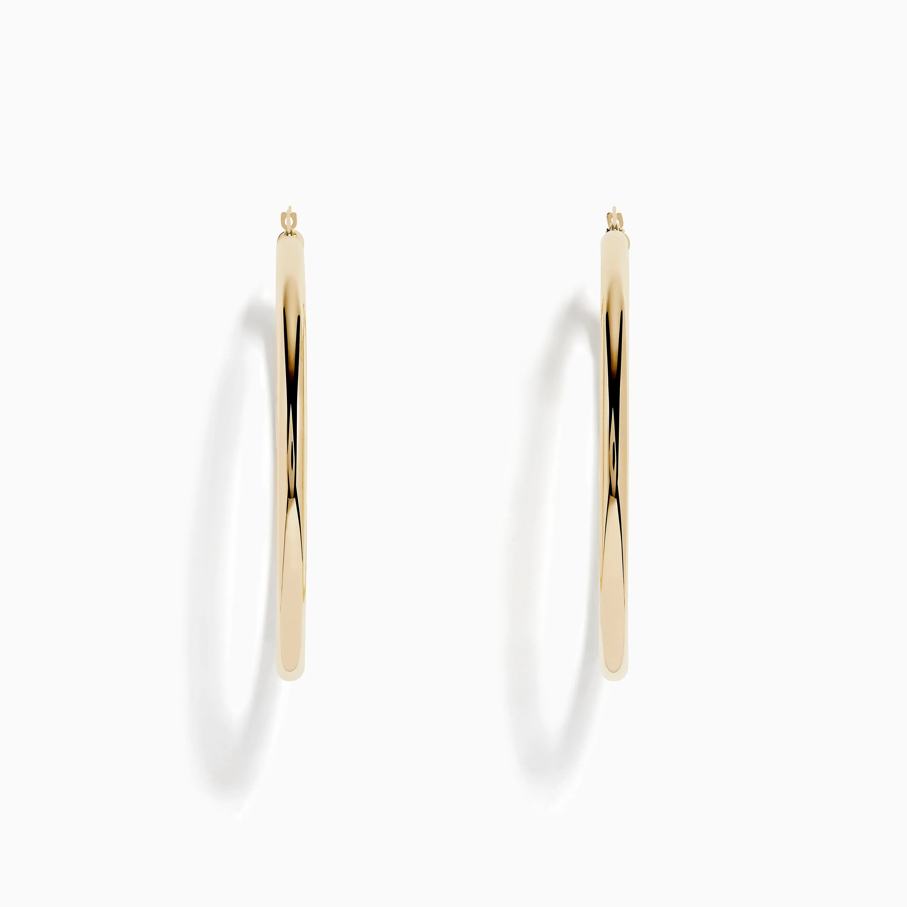 14K Yellow Gold Large Tube Hoop Earrings sold by Effy
