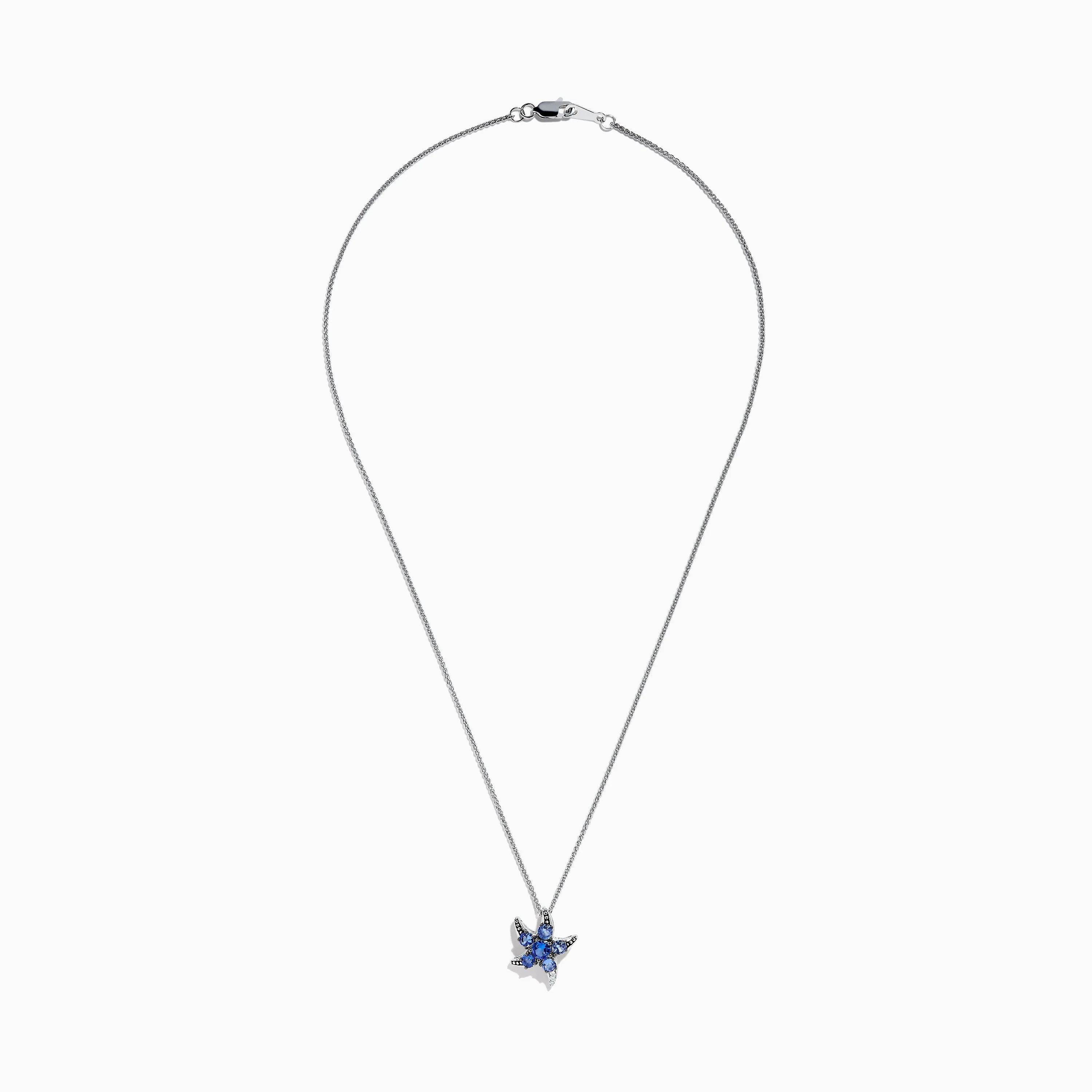 925 Silver Tanzanite and Diamond Starfish Pendant sold by Effy product image thumbnail 2