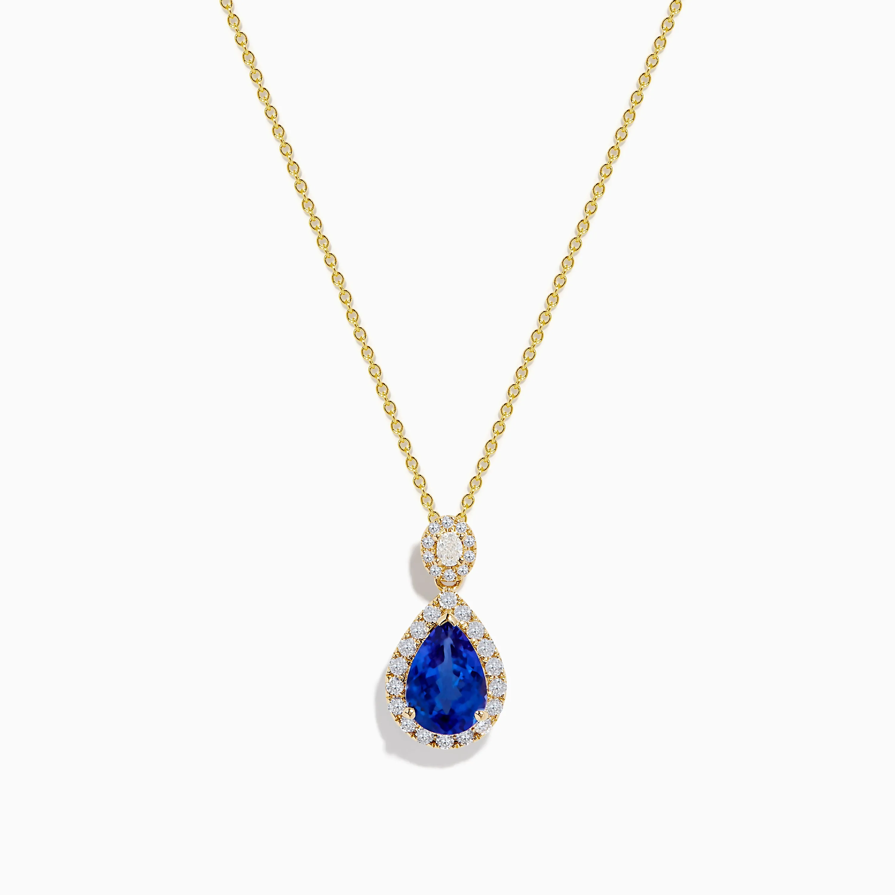 Nahla Siri 14K Yellow Gold Tanzanite and Diamond Pendant sold by Effy