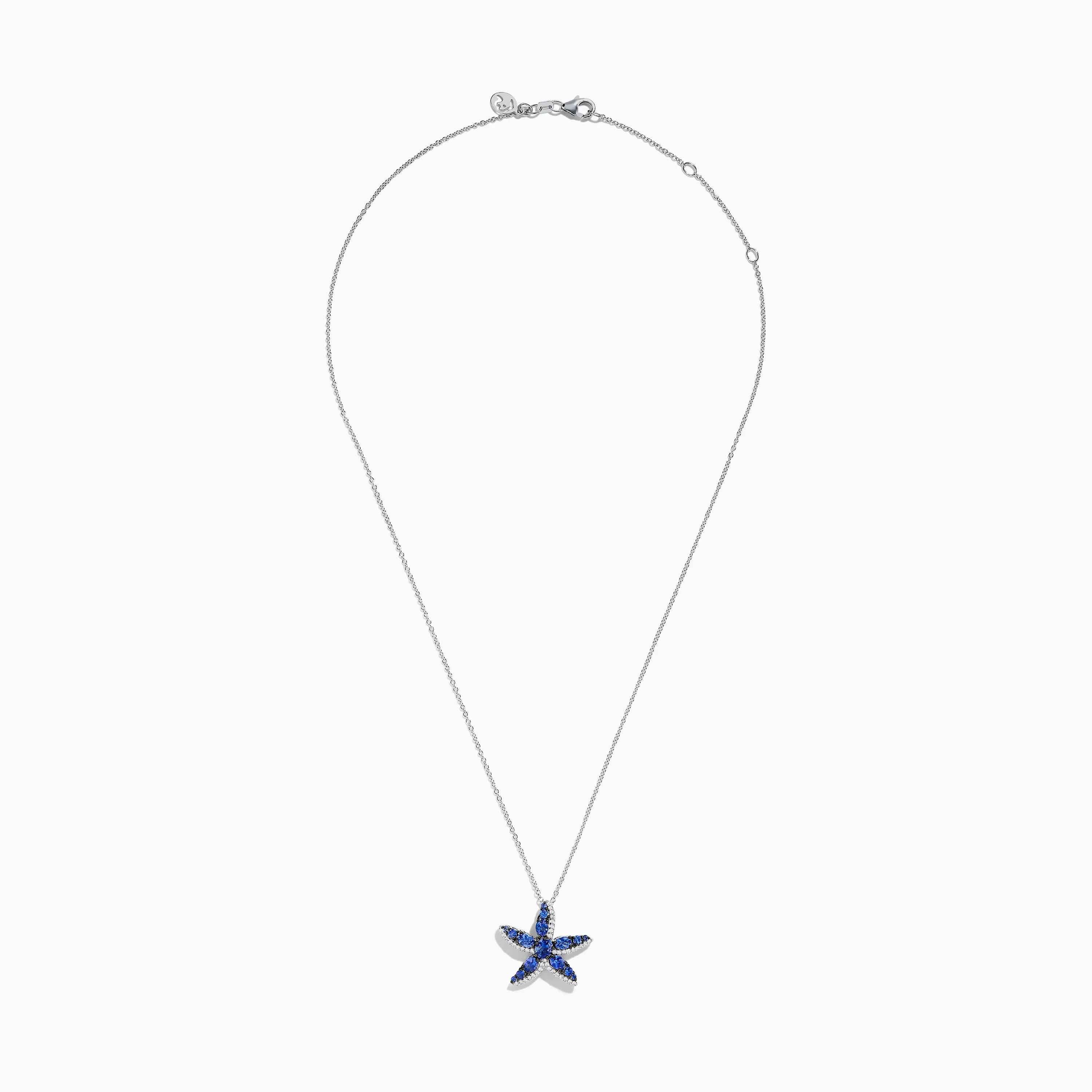 925 Silver Tanzanite and Diamond Starfish Pendant sold by Effy product image thumbnail 2