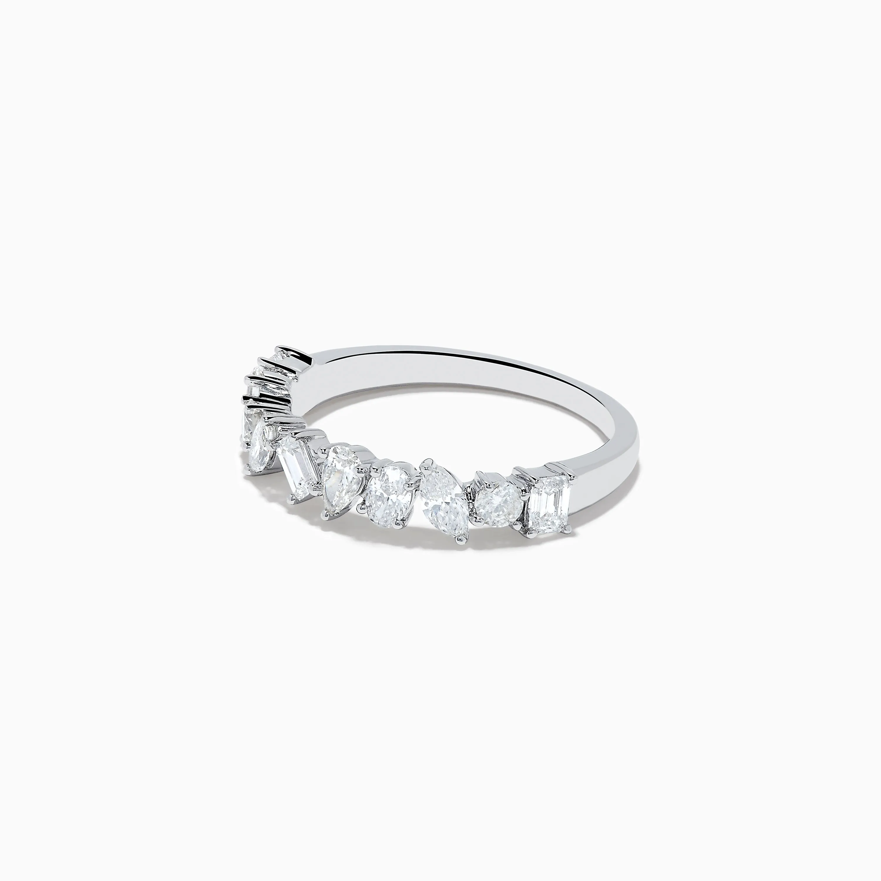 14K White Gold Mix Shape Diamond Ring sold by Effy product image thumbnail 2