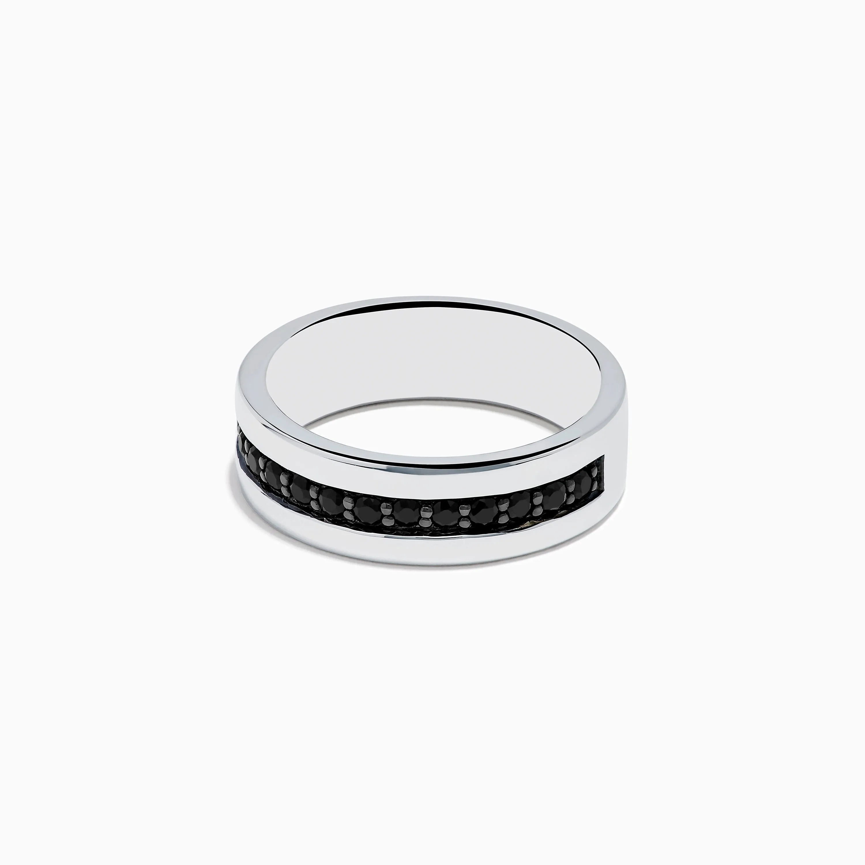 Men's 925 Sterling Silver Black Sapphire Ring sold by Effy product image thumbnail 2