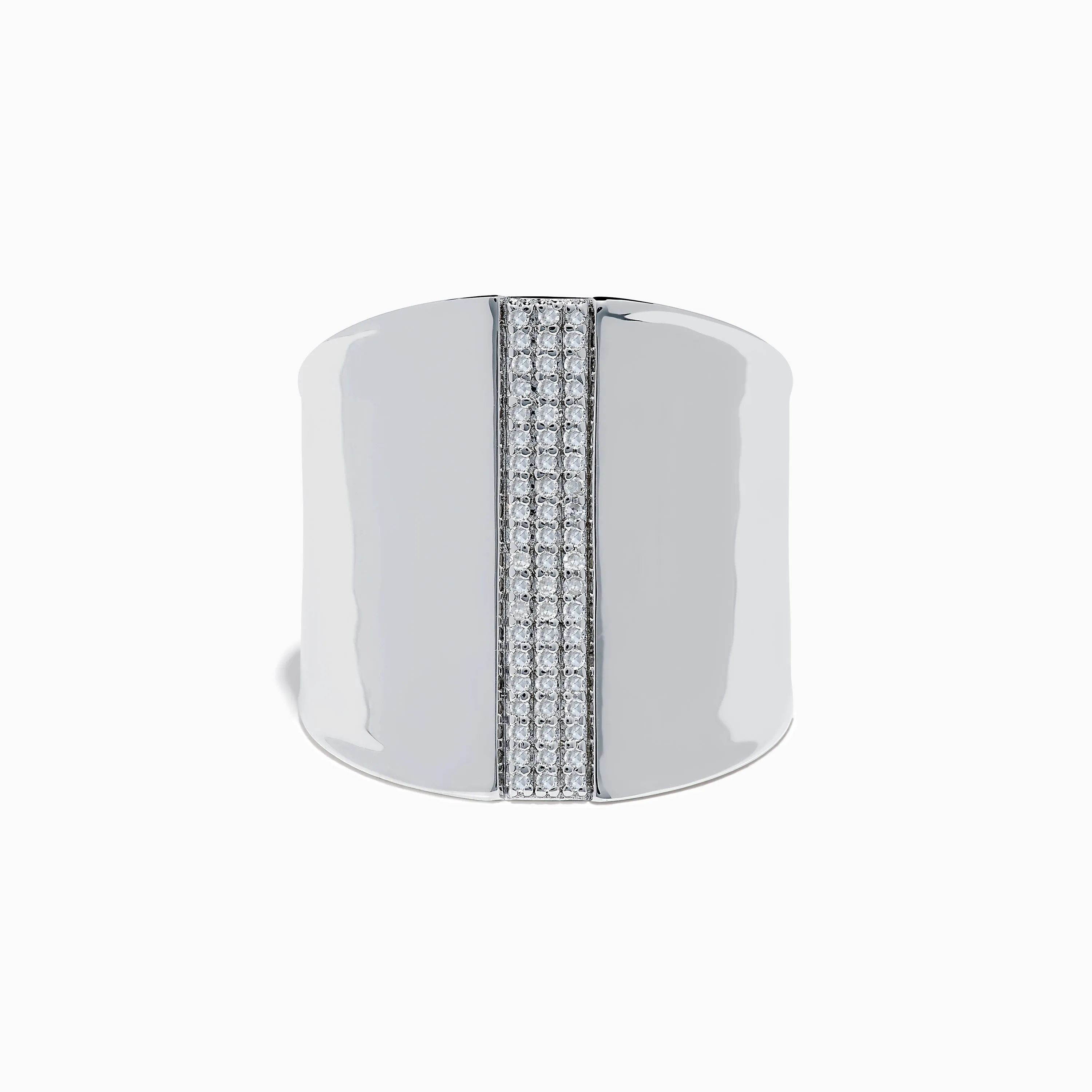 925 Sterling Silver Diamond Ring sold by Effy