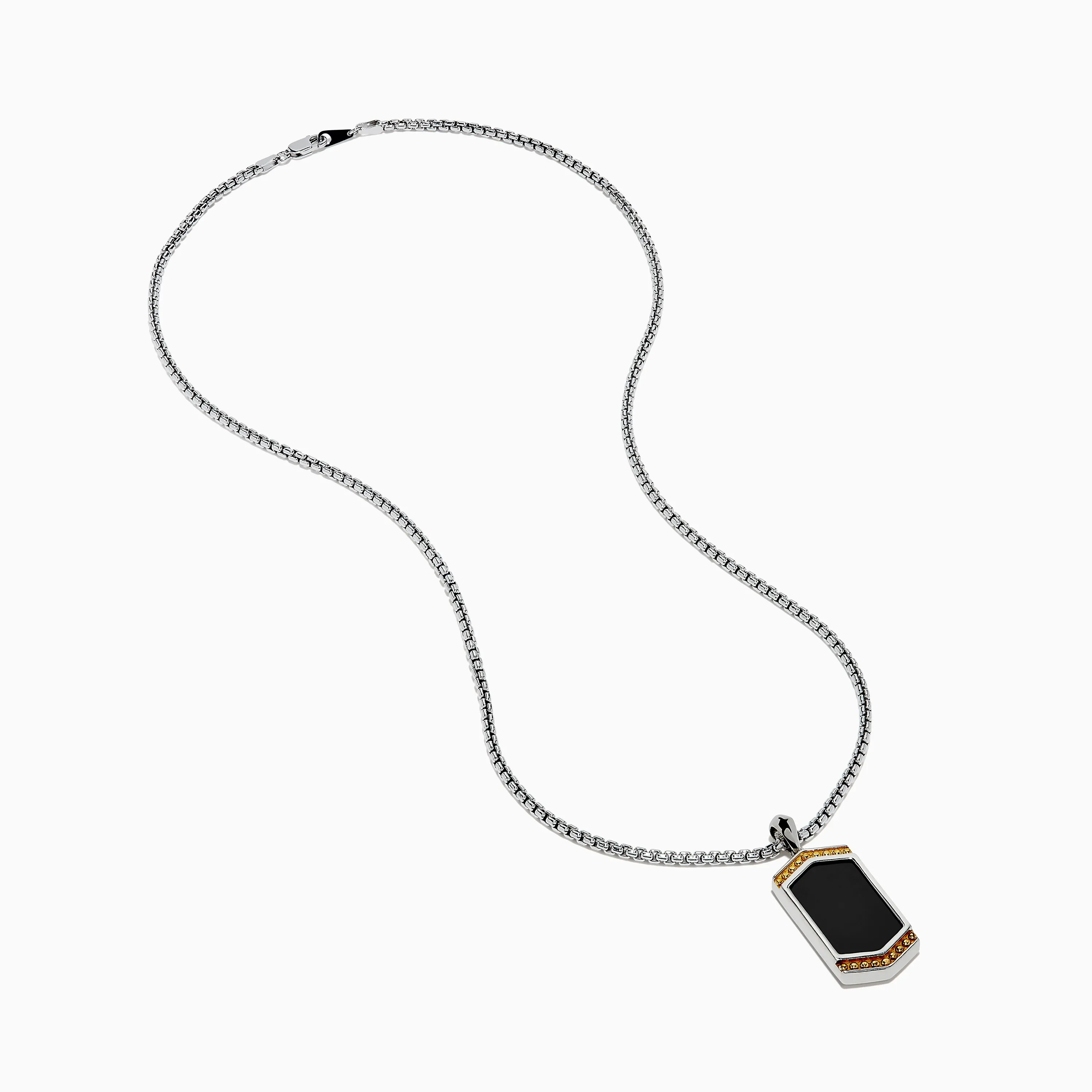 Men's 925 Sterling Silver Onyx Pendant sold by Effy product image thumbnail 2