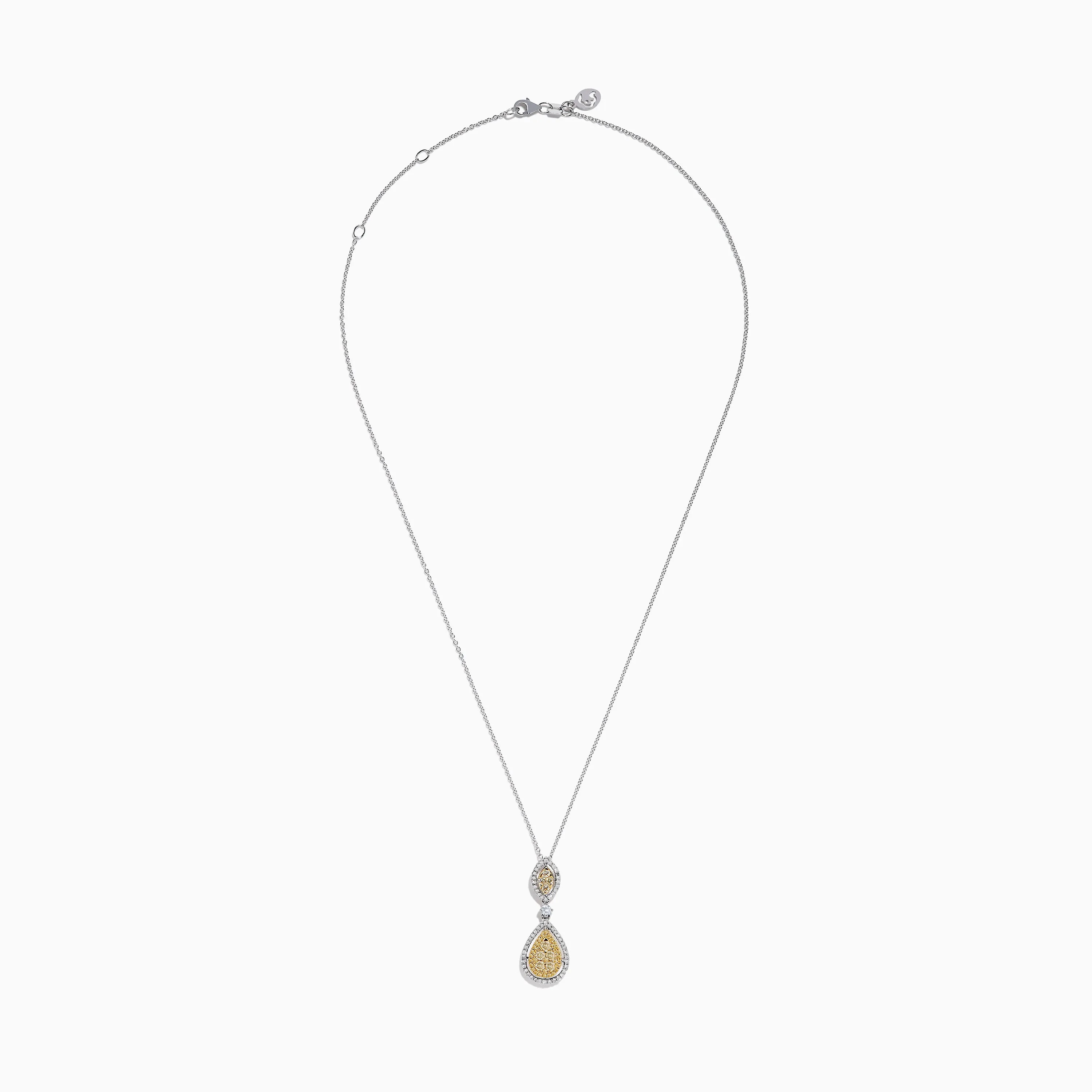 Canare 14K Two Tone Gold Yellow and White Diamond Pendant sold by Effy product image thumbnail 2