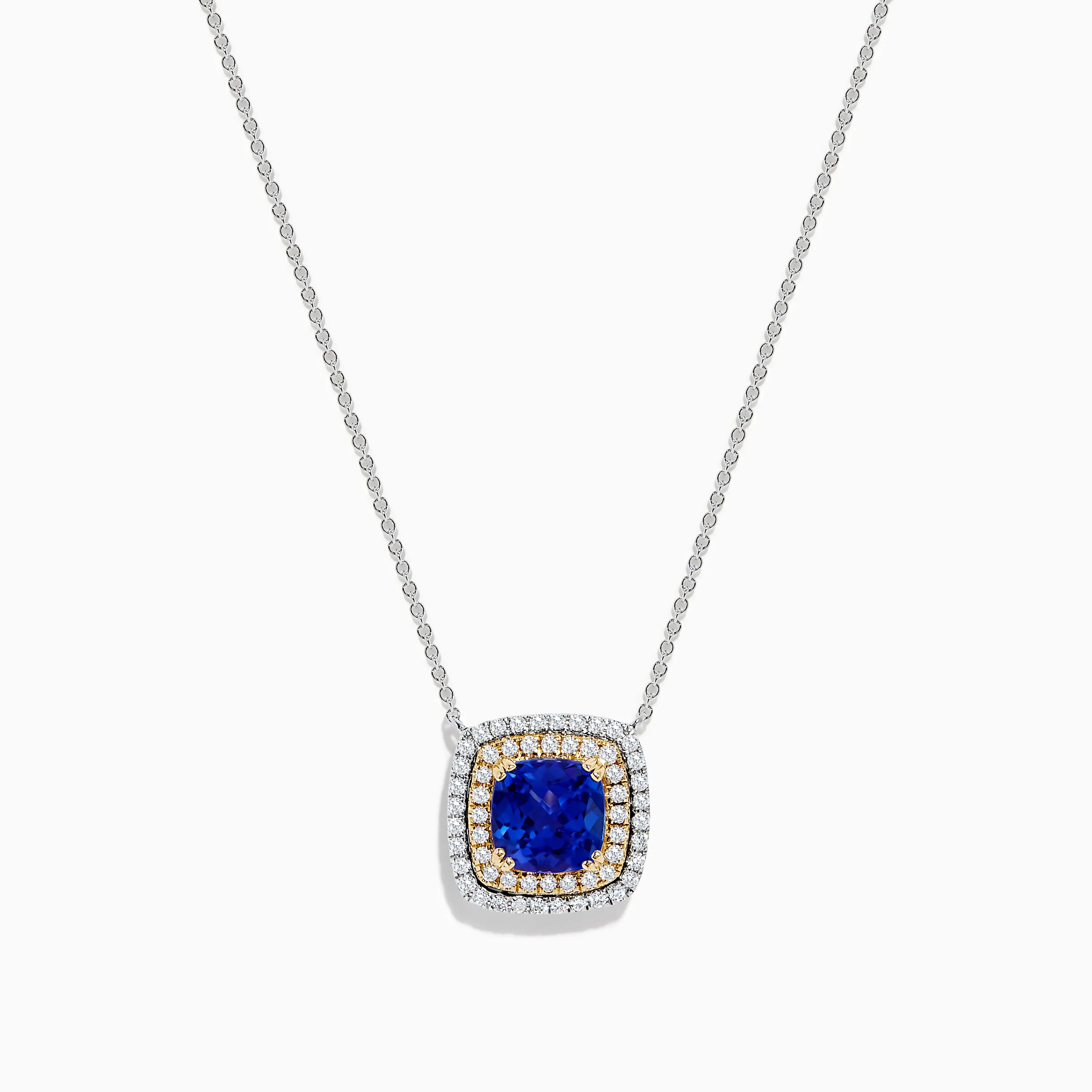 Nahla Siri 14K Two Tone Gold Tanzanite and Diamond Necklace sold by Effy