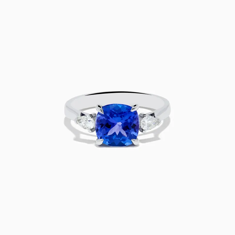 Nahla Siri 14K White Gold Tanzanite and Diamond Ring sold by Effy