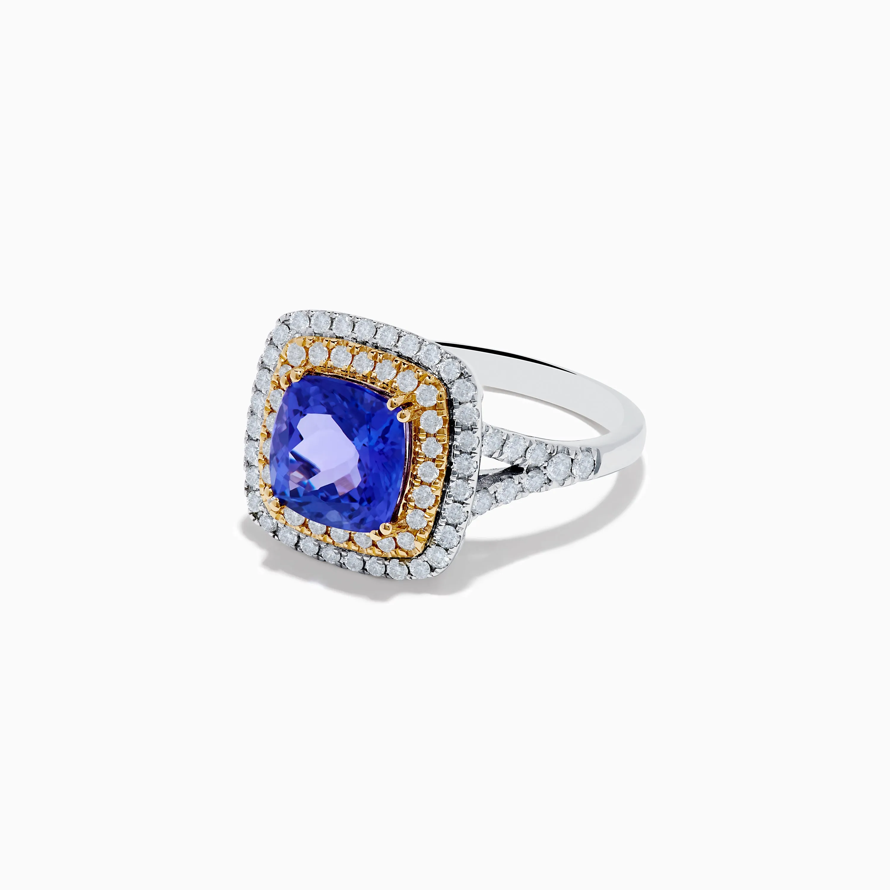 Nahla Siri 14K Two Tone Gold Gold Tanzanite and Diamond Ring sold by Effy product image thumbnail 2