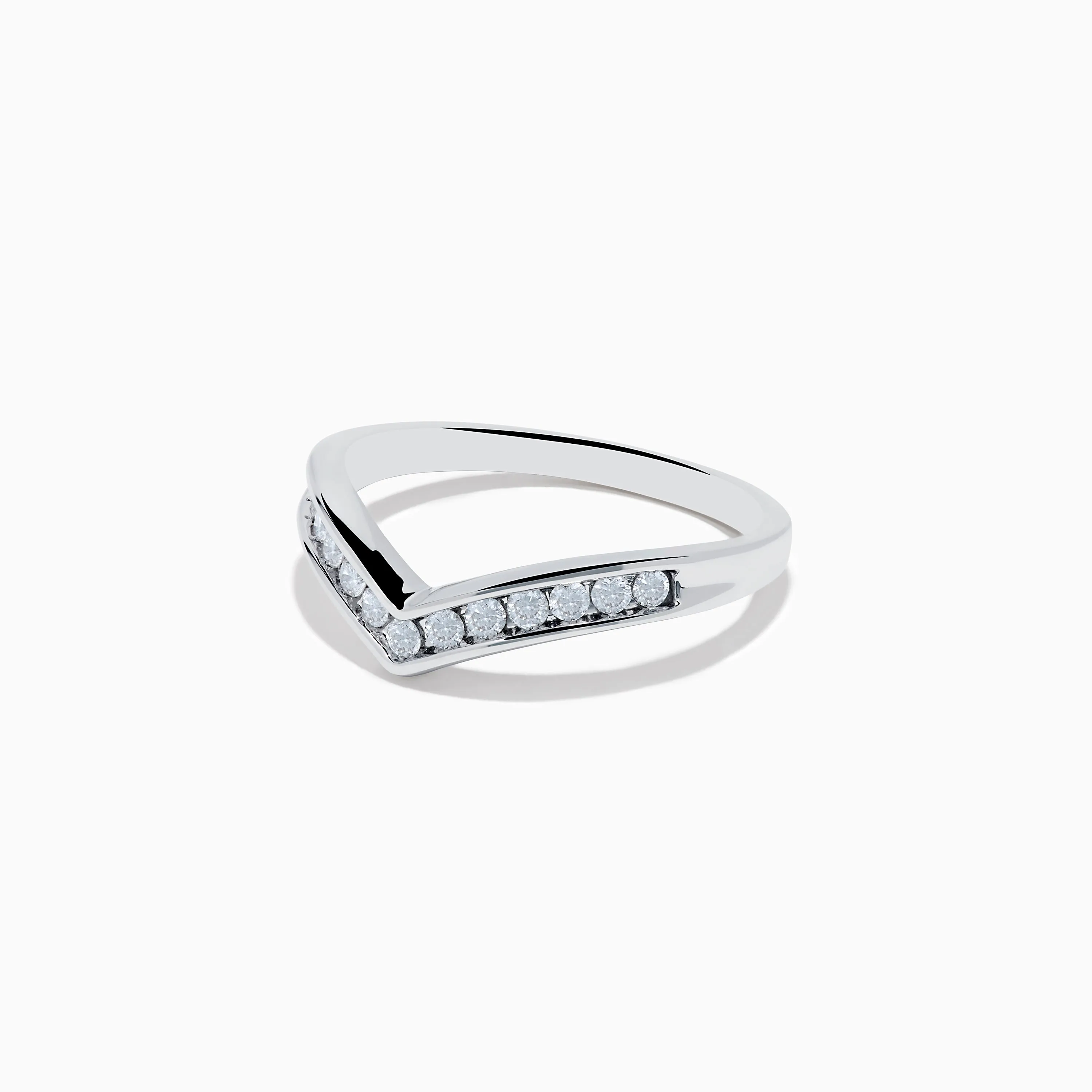 Pave Classica 14K White Gold Diamond Band Ring sold by Effy product image thumbnail 2