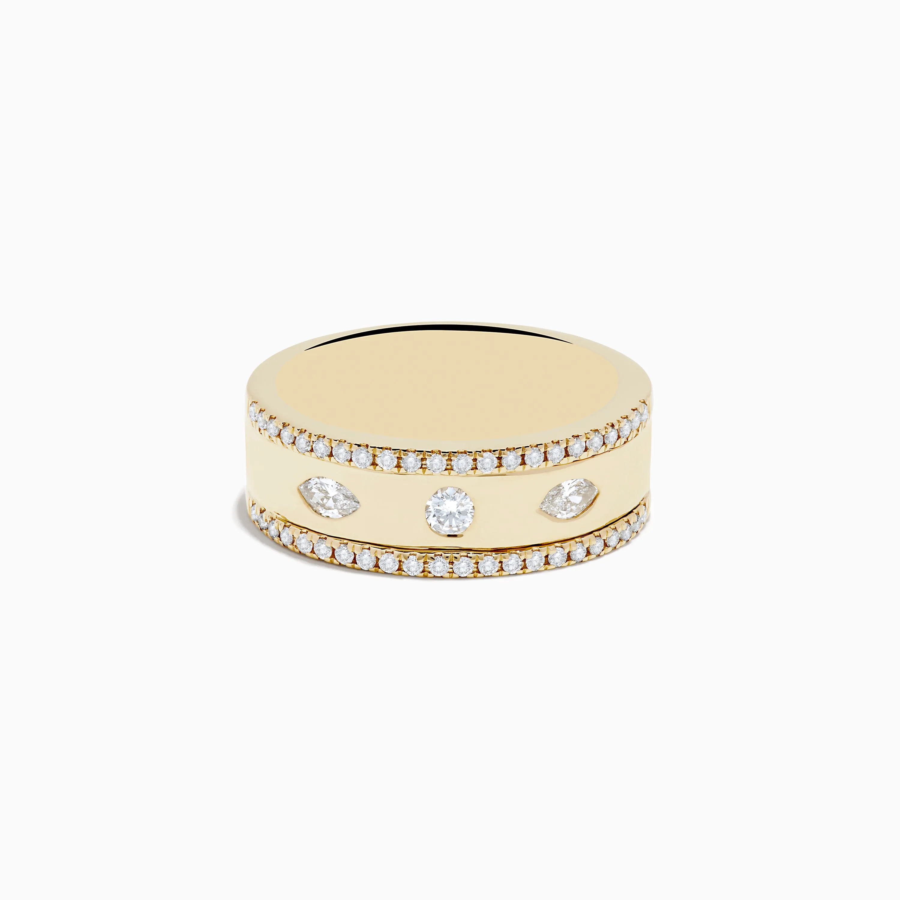 D'Oro 14K Yellow Gold Diamond Ring sold by Effy