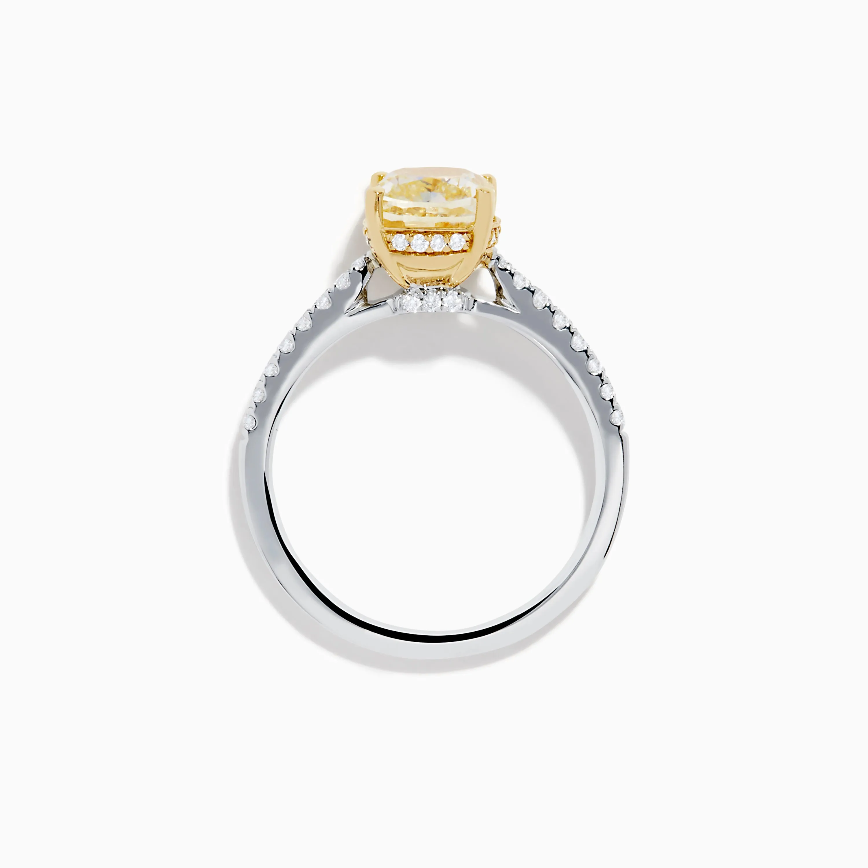 Canare 18K Two Tone Gold Yellow and White Diamond Ring sold by Effy product image thumbnail 3
