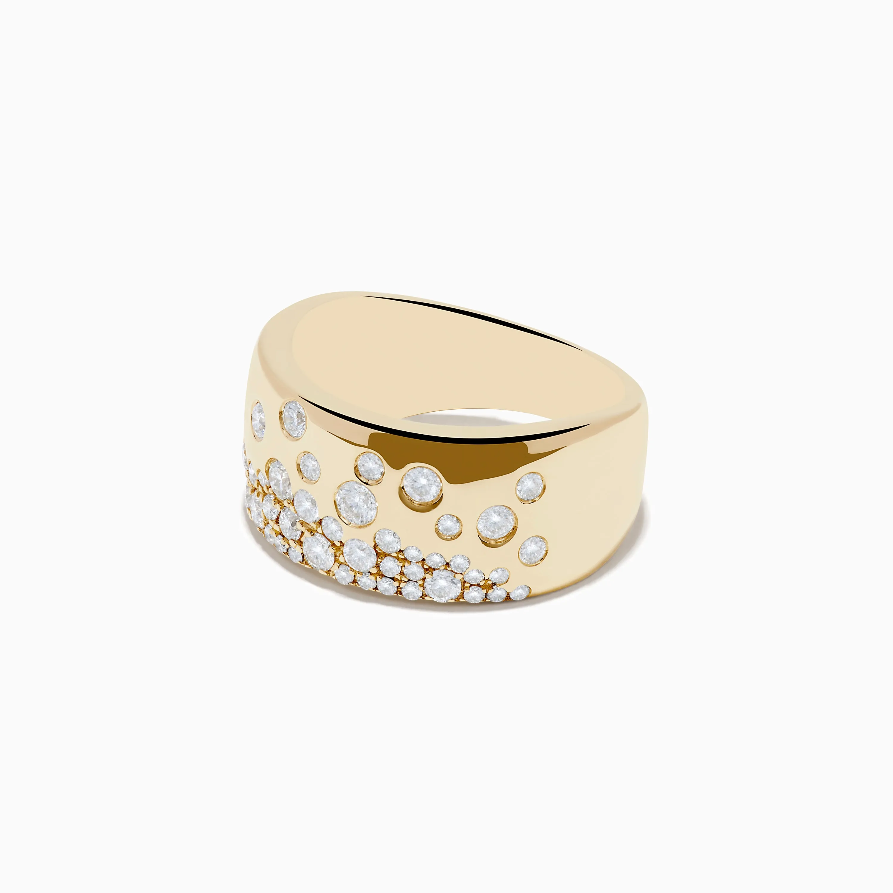 D'Oro 14K Yellow Gold Scattered Diamonds Ring sold by Effy product image thumbnail 2