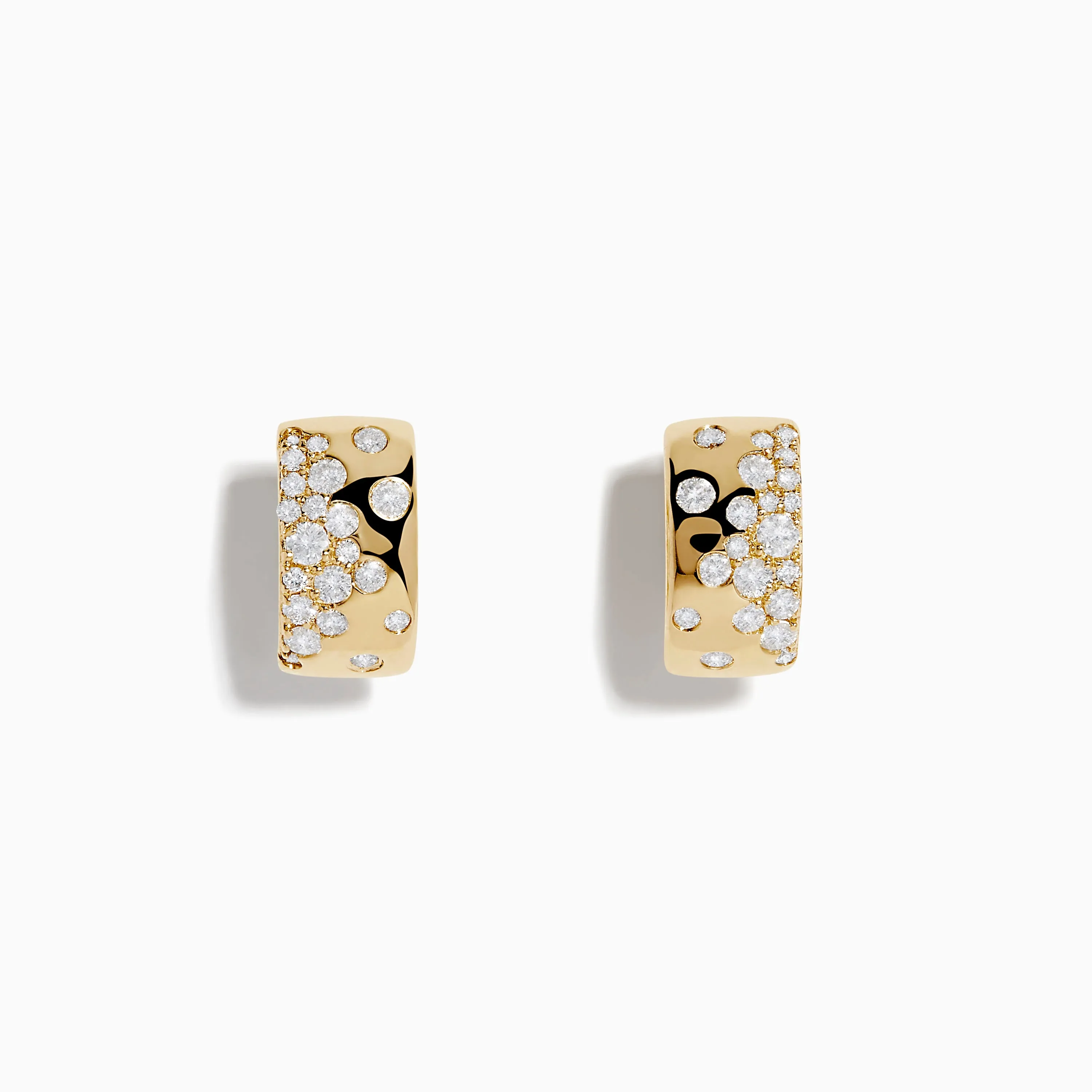 D'Oro 14K Yellow Gold Scattered Diamonds Earrings sold by Effy
