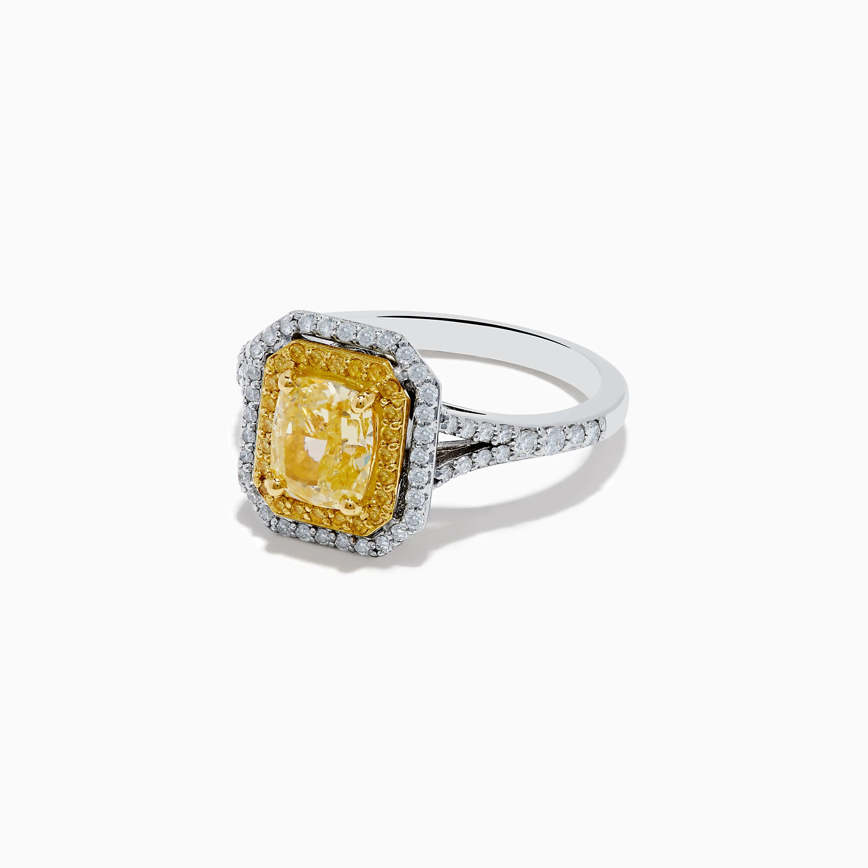 Canare` 18K Two Tone Gold Yellow and White Diamond Ring sold by Effy product image thumbnail 2