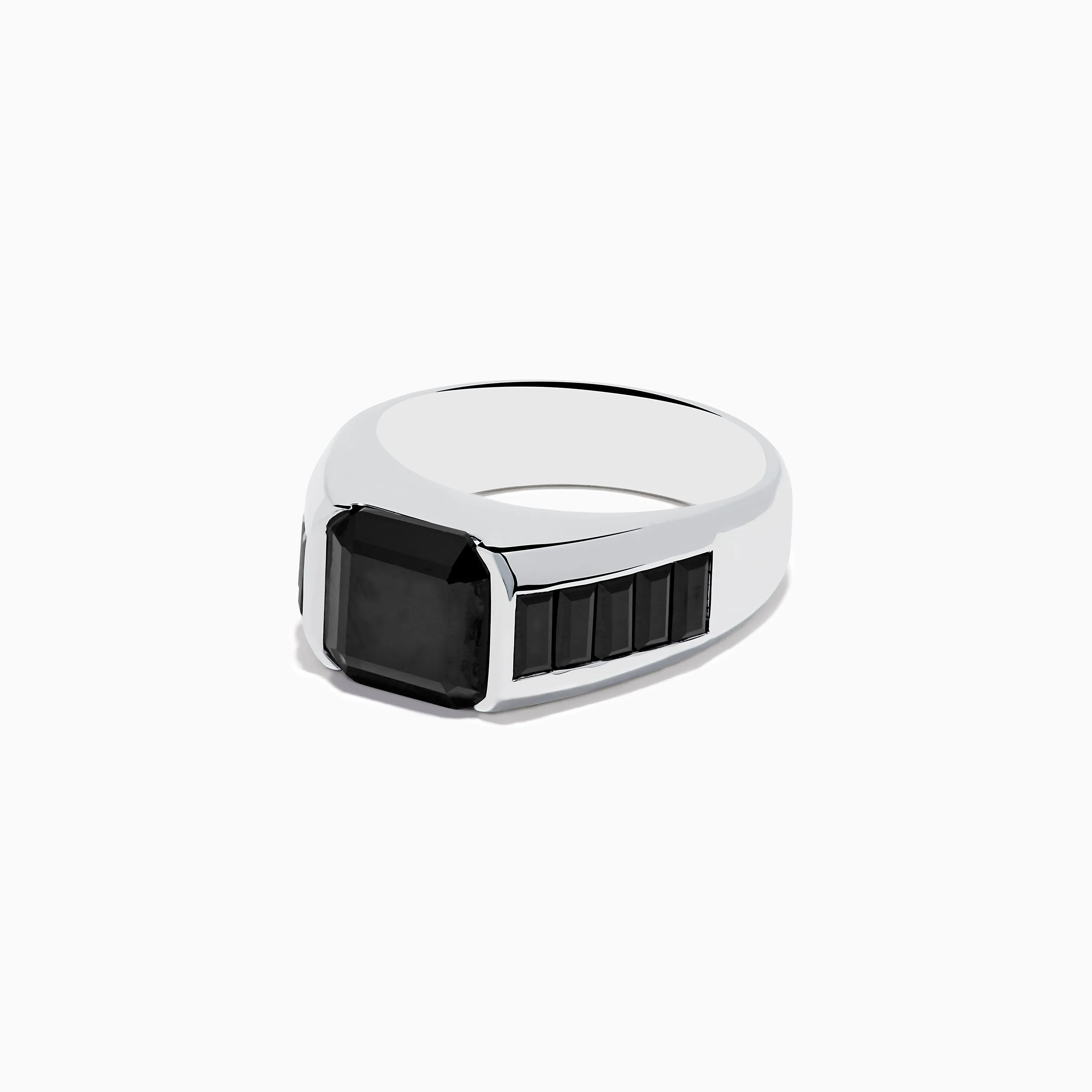 Men's 925 Sterling Silver Black Spinel Ring sold by Effy product image thumbnail 2