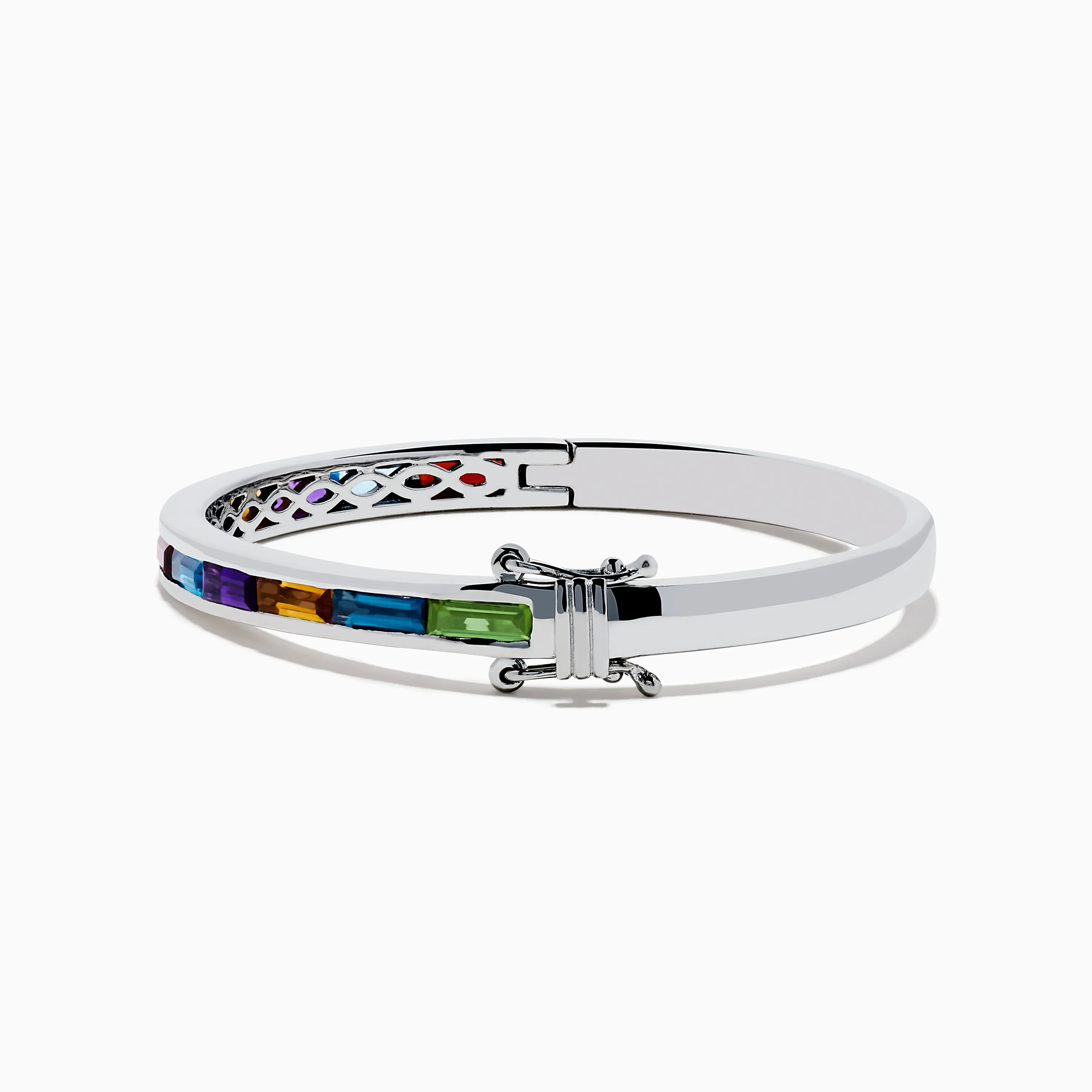 Mosaic 925 Sterling Silver Multi Color Bangle sold by Effy product image thumbnail 2