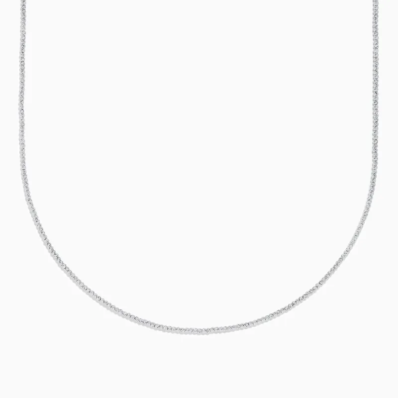 14K White Gold Bead Necklace sold by Effy