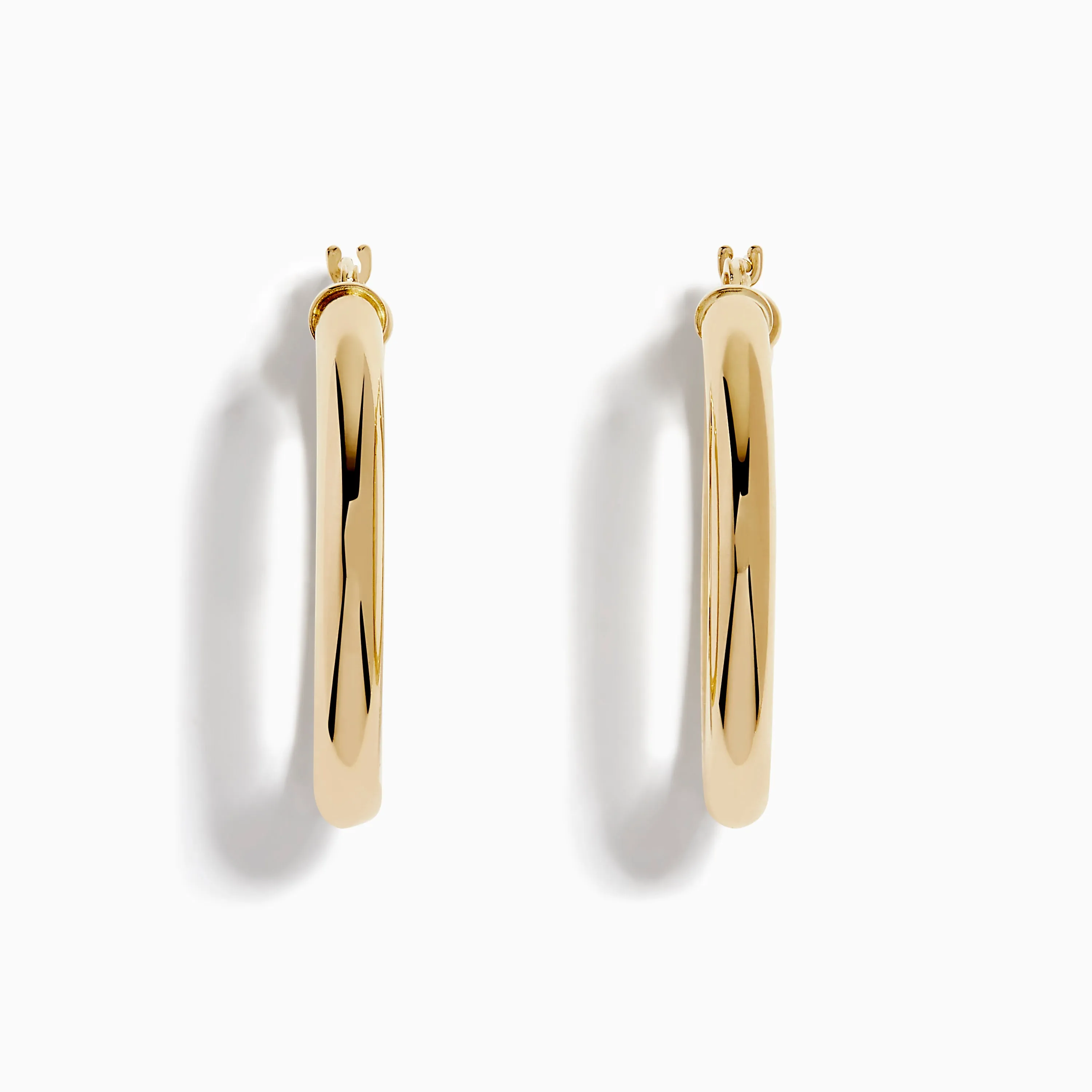 14K Yellow Gold Hollow Round Hoop Earrings sold by Effy
