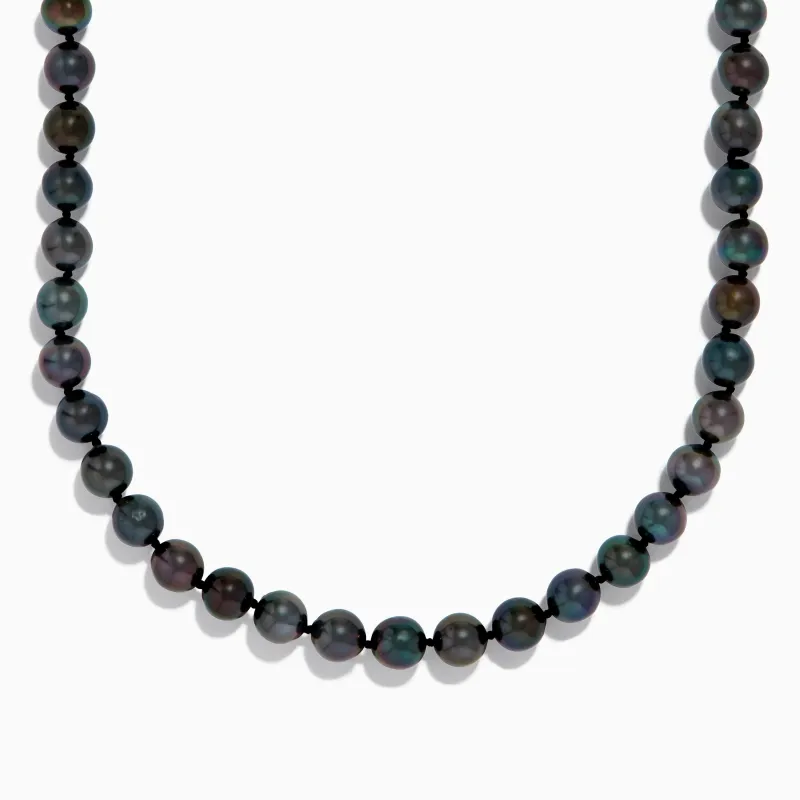 14K White Gold Tahitian Pearl Necklace sold by Effy