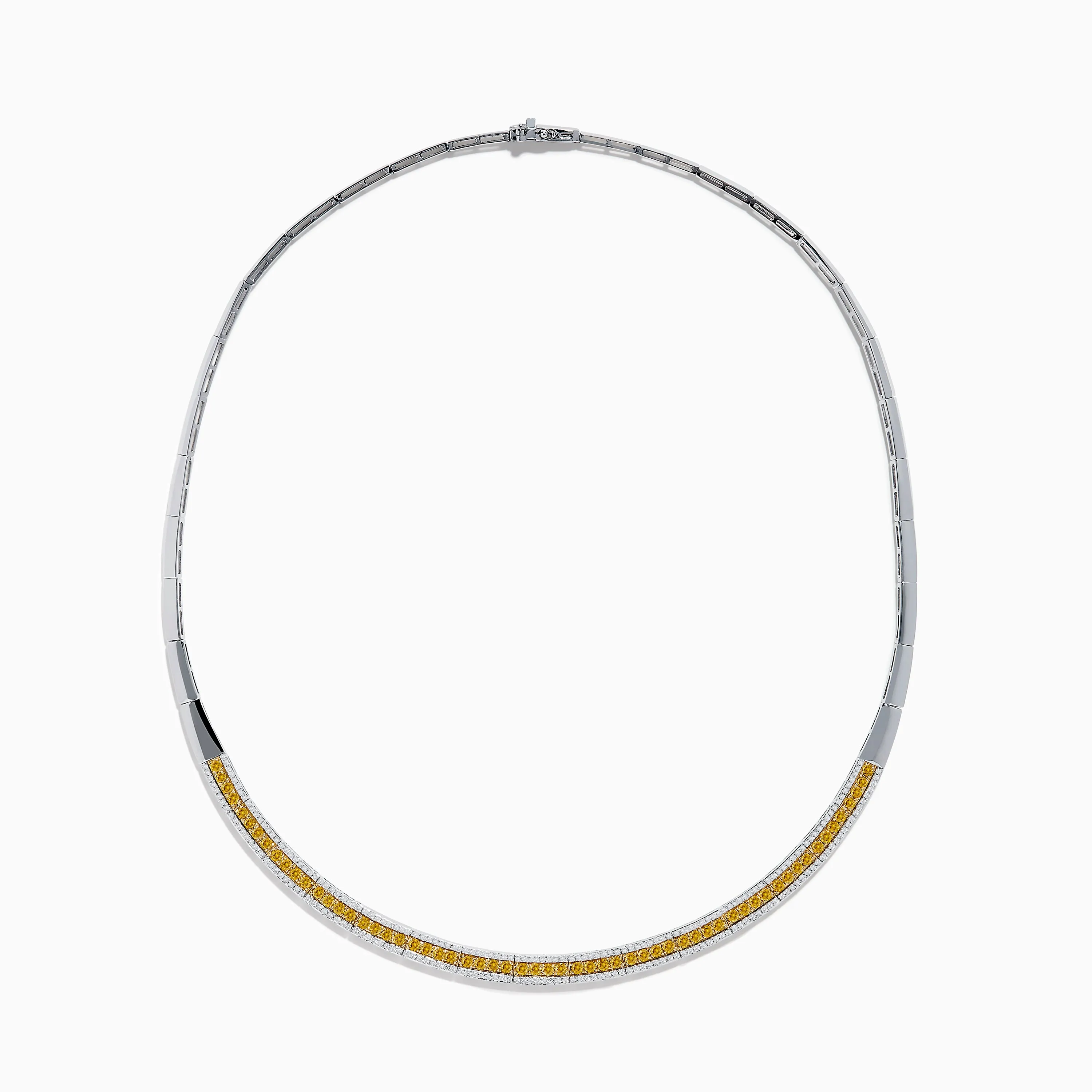 Canare 14K Two Tone Gold White and Yellow Diamond Necklace sold by Effy product image thumbnail 2