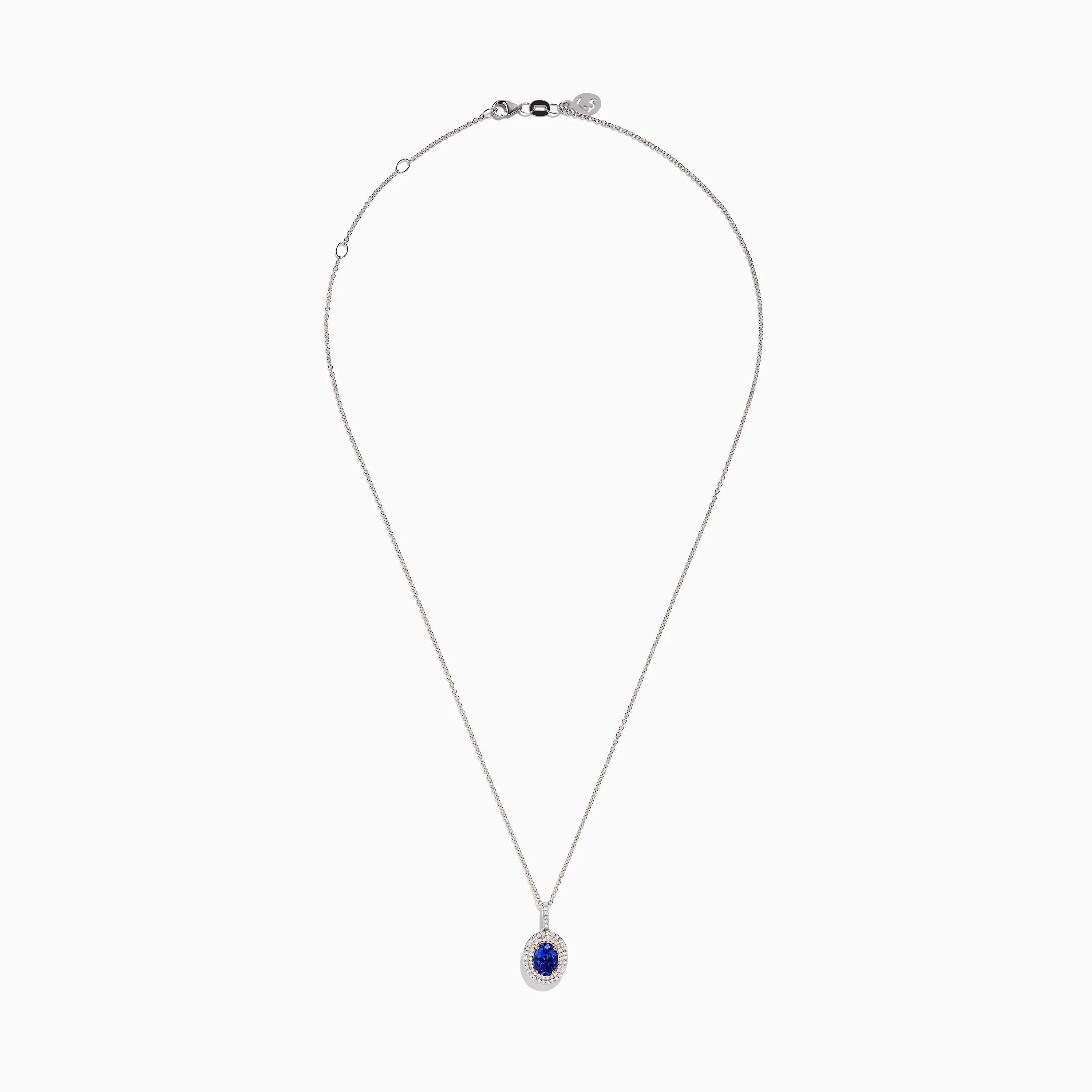 Nahla Siri 14K White & Rose Gold Tanzanite and Diamond Pendant sold by Effy product image thumbnail 2