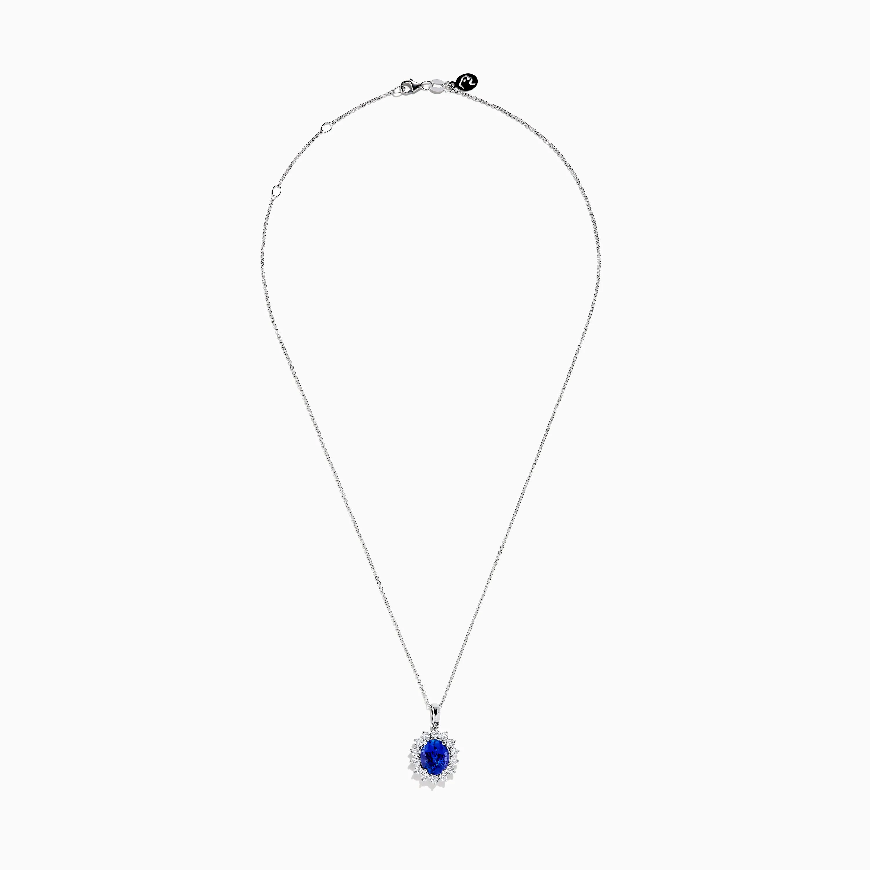 Nahla Siri 14K White Gold Tanzanite and Diamond Pendant sold by Effy product image thumbnail 2